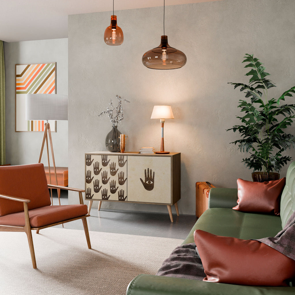 SEE MORE 2-Door Sideboard in Oak Effect