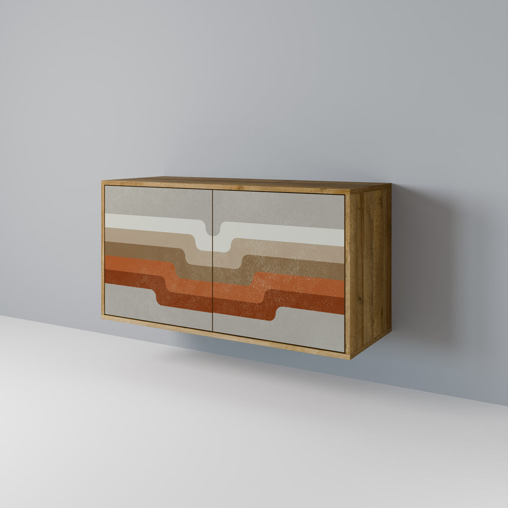 PECULIAR TRAIL 2-Door Sideboard in Oak Effect