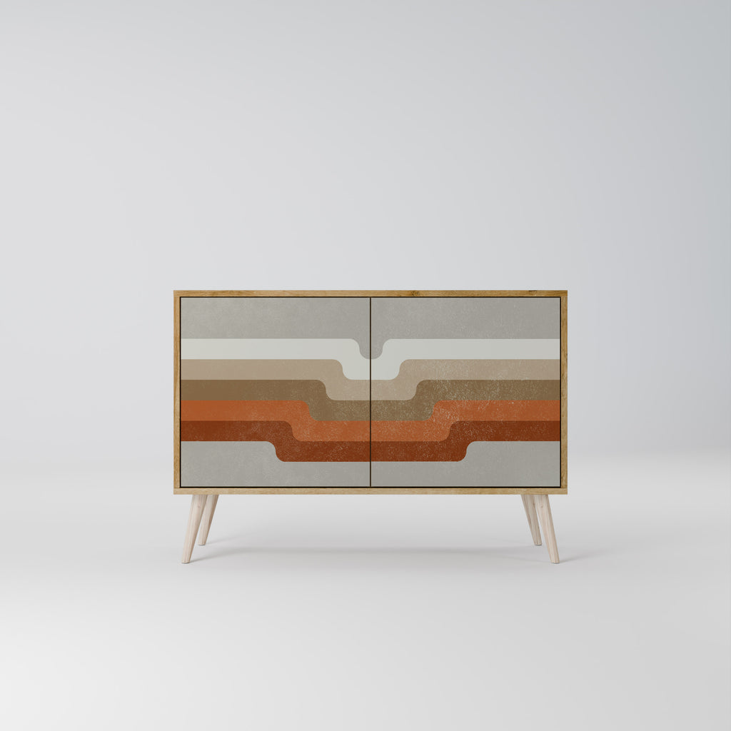 PECULIAR TRAIL 2-Door Sideboard in Oak Effect