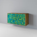 NOSTALGIC MEMORIES 2-Door Sideboard in Oak Effect