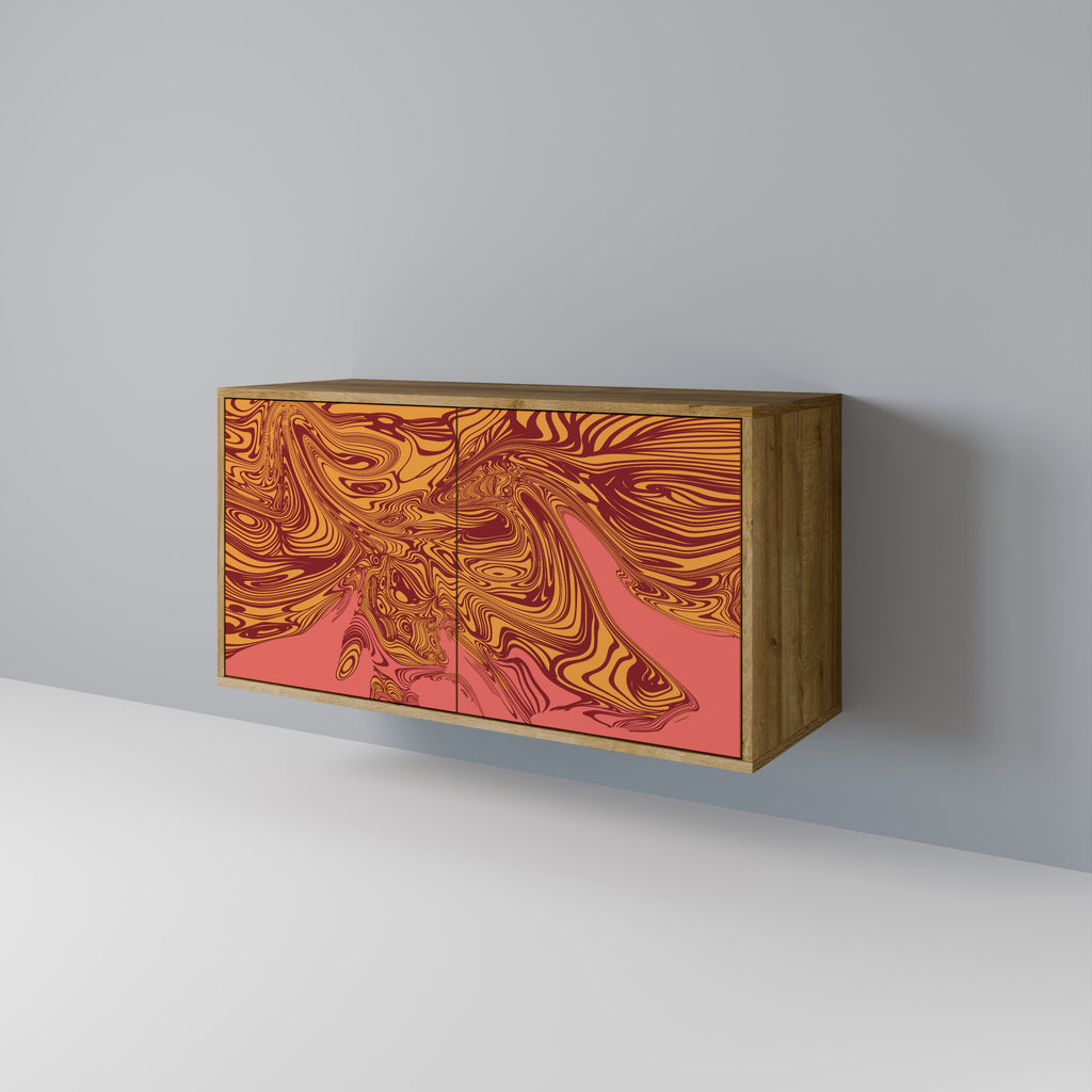 FLOATING THOUGHTS 2-Door Sideboard in Oak Effect