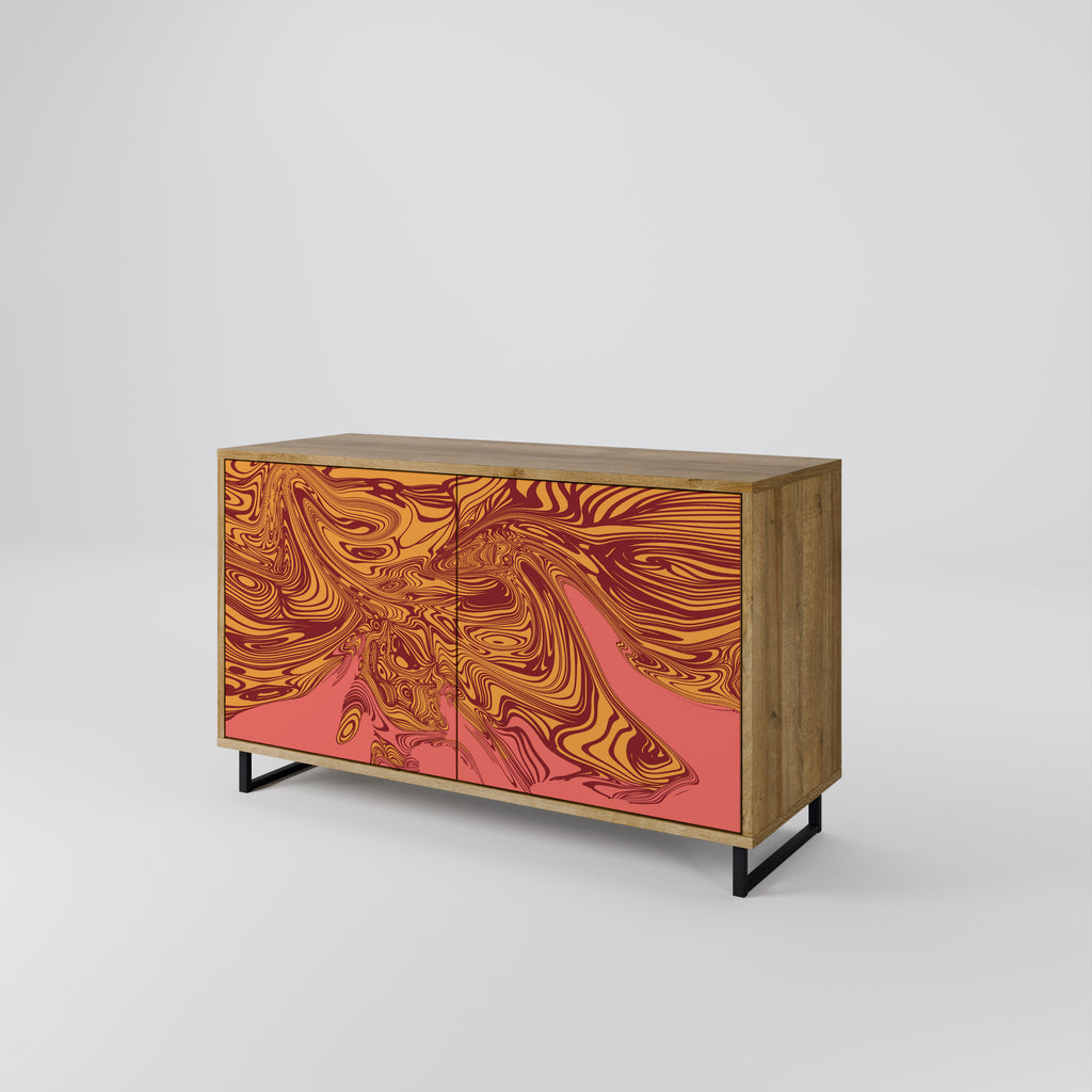 FLOATING THOUGHTS 2-Door Sideboard in Oak Effect