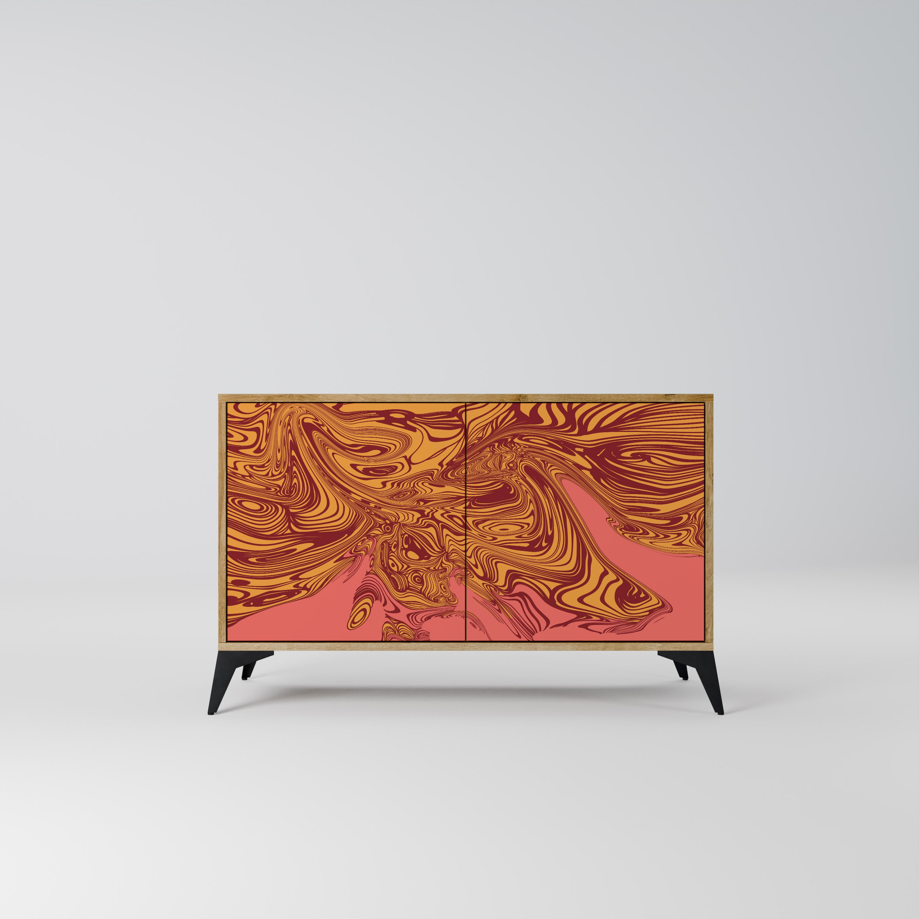 FLOATING THOUGHTS 2-Door Sideboard in Oak Effect