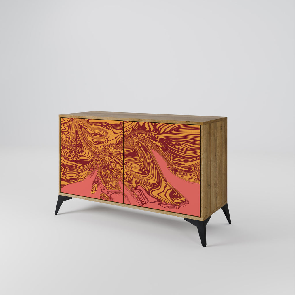 FLOATING THOUGHTS 2-Door Sideboard in Oak Effect