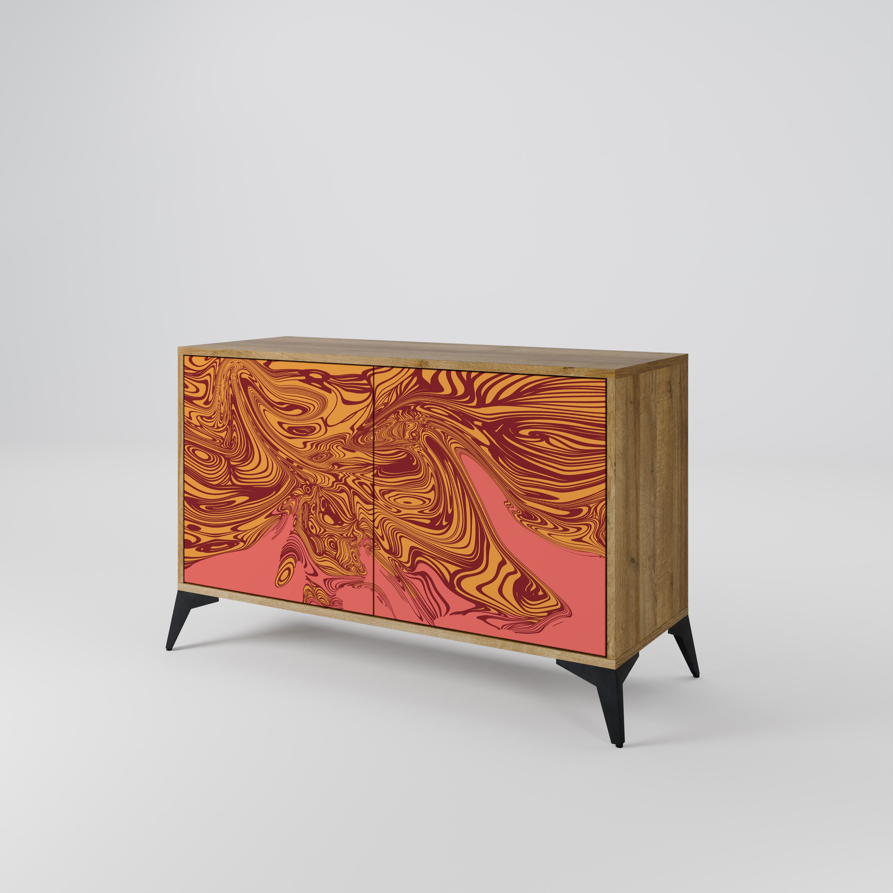 FLOATING THOUGHTS 2-Door Sideboard in Oak Effect