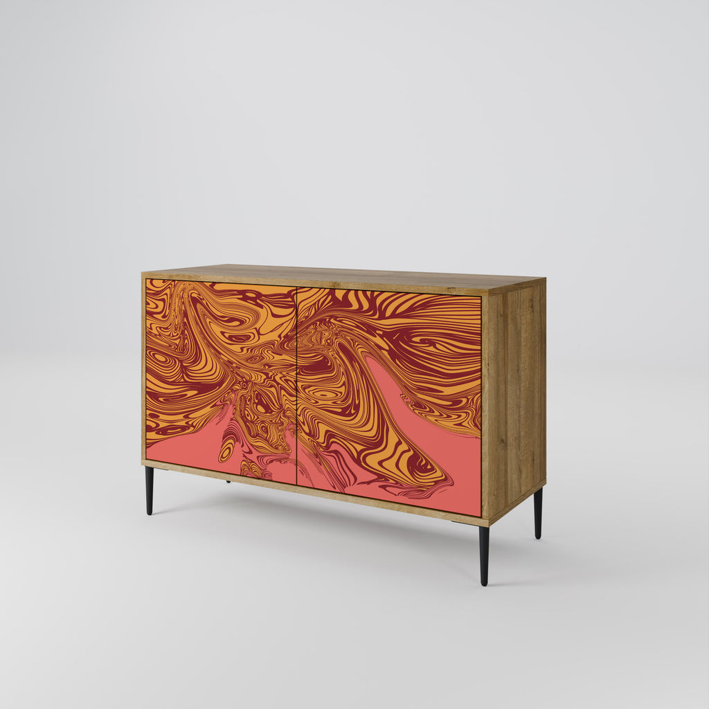 FLOATING THOUGHTS 2-Door Sideboard in Oak Effect