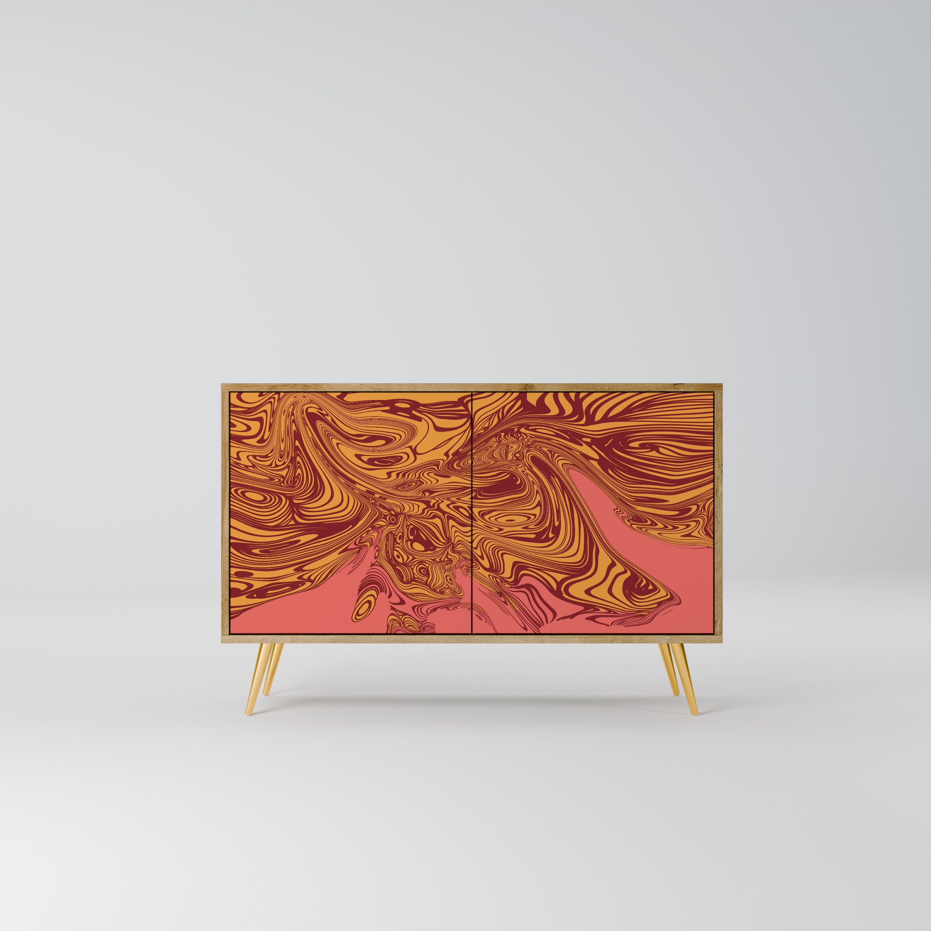 FLOATING THOUGHTS 2-Door Sideboard in Oak Effect
