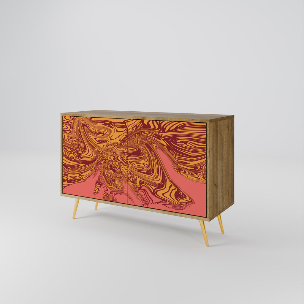 FLOATING THOUGHTS 2-Door Sideboard in Oak Effect