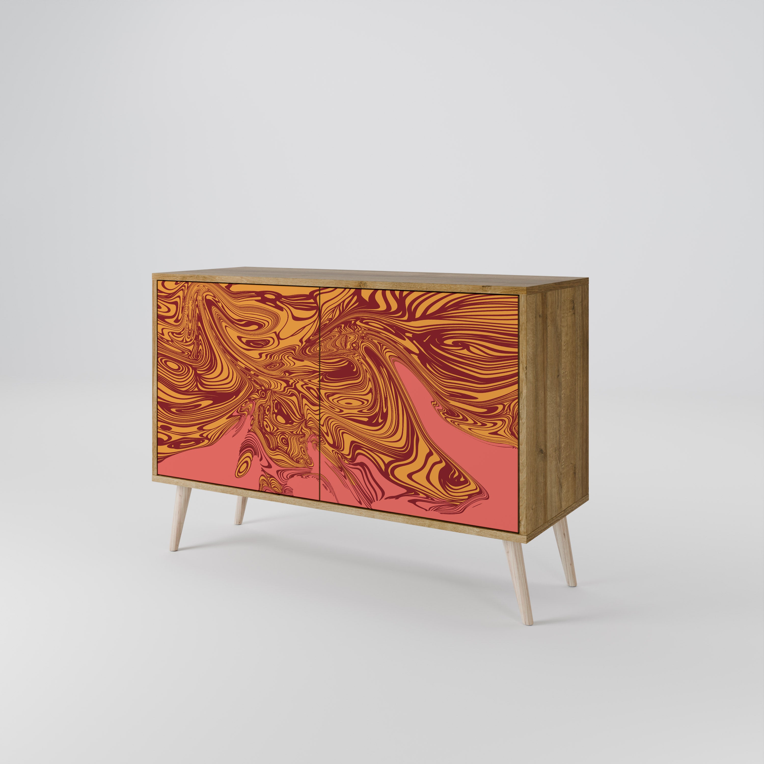 FLOATING THOUGHTS 2-Door Sideboard in Oak Effect