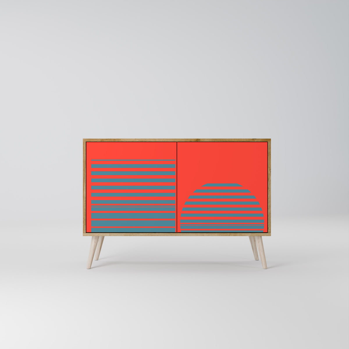 RISING GEOMETRY STARS Aparador de 2 Puertas