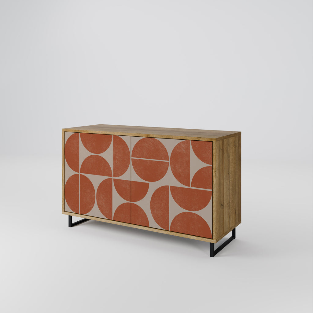 REPETITION COMPULSION 2-Door Sideboard in Oak Effect
