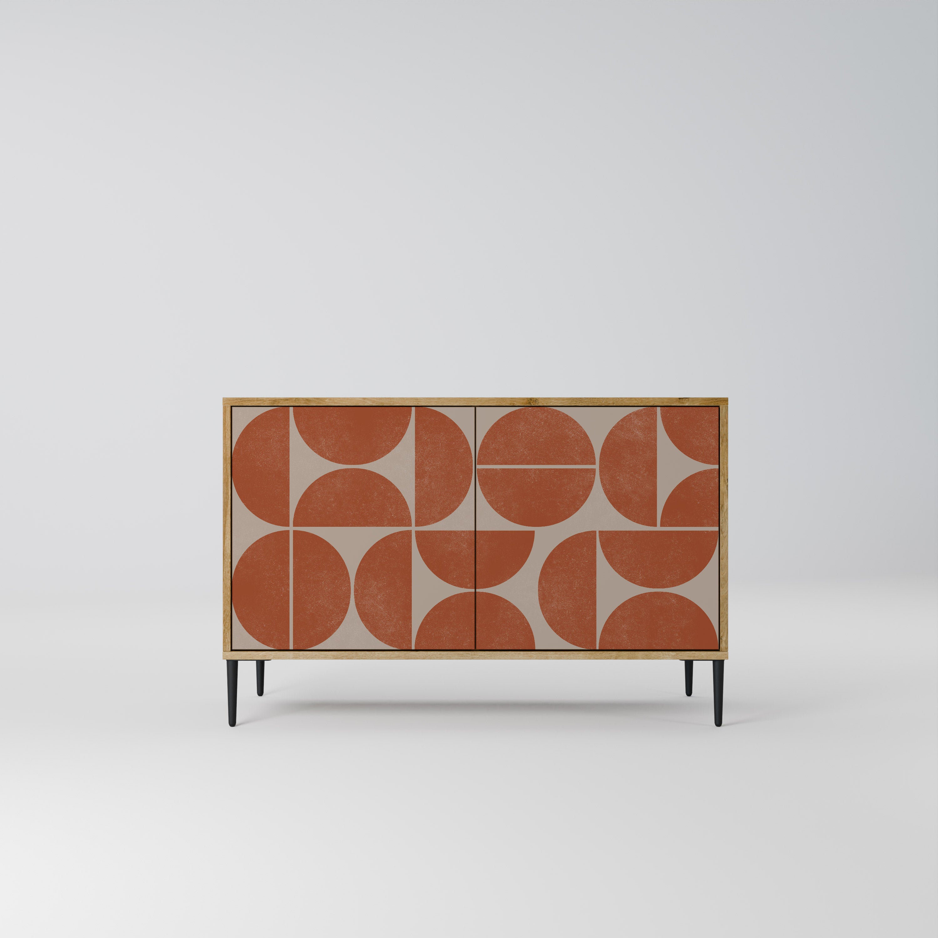 REPETITION COMPULSION 2-Door Sideboard in Oak Effect