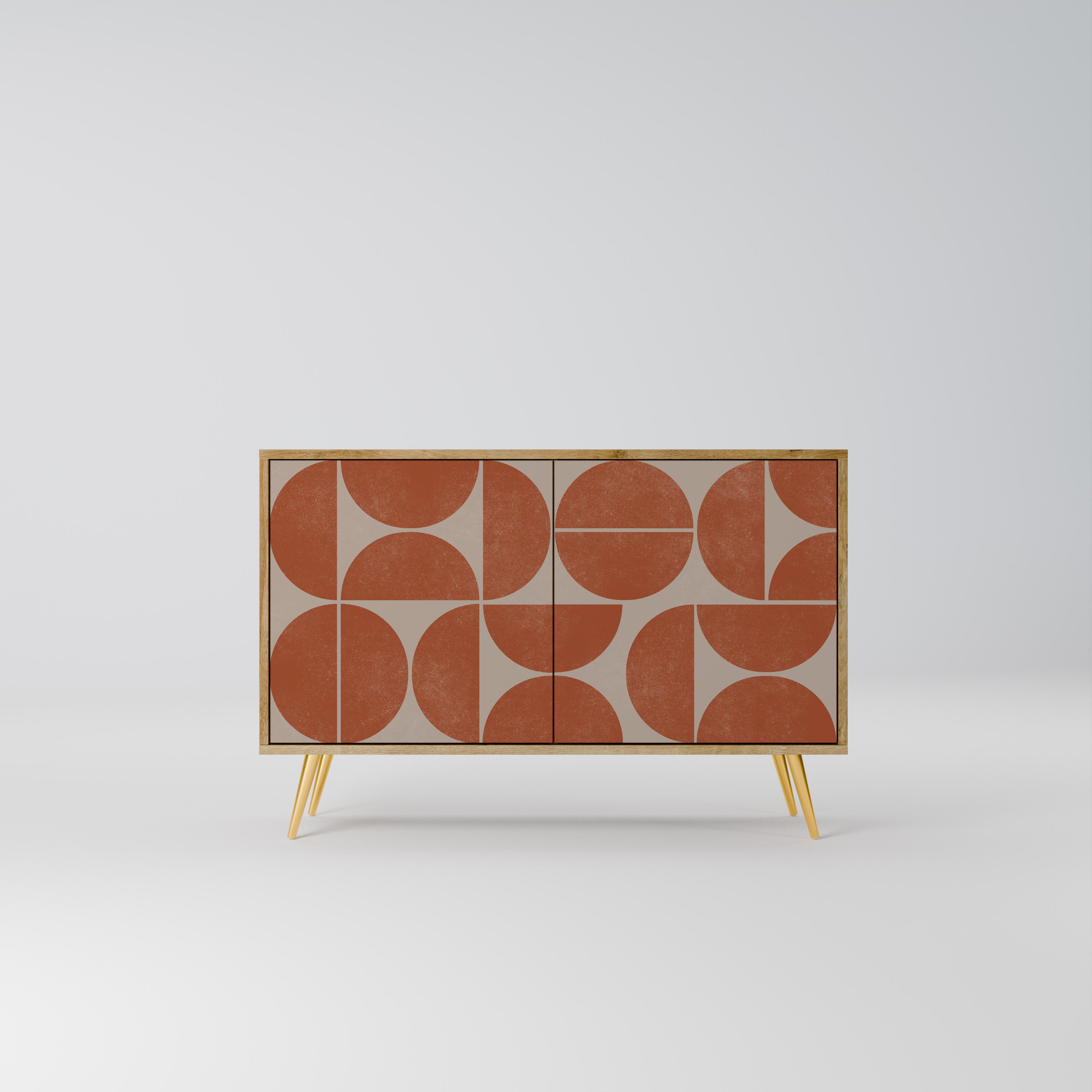 REPETITION COMPULSION 2-Door Sideboard in Oak Effect