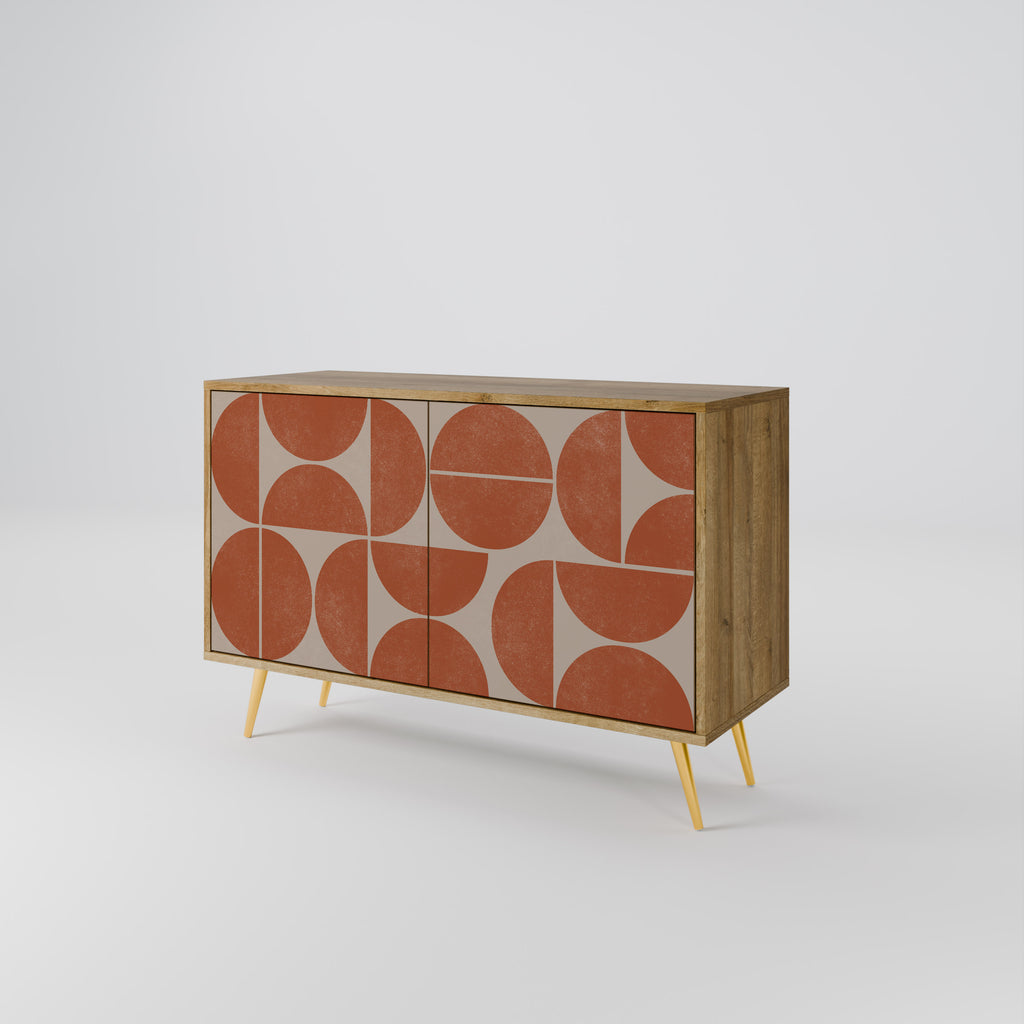 REPETITION COMPULSION 2-Door Sideboard in Oak Effect