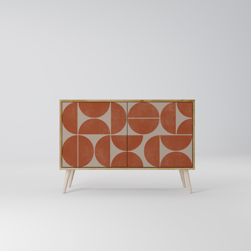 REPETITION COMPULSION 2-Door Sideboard in Oak Effect