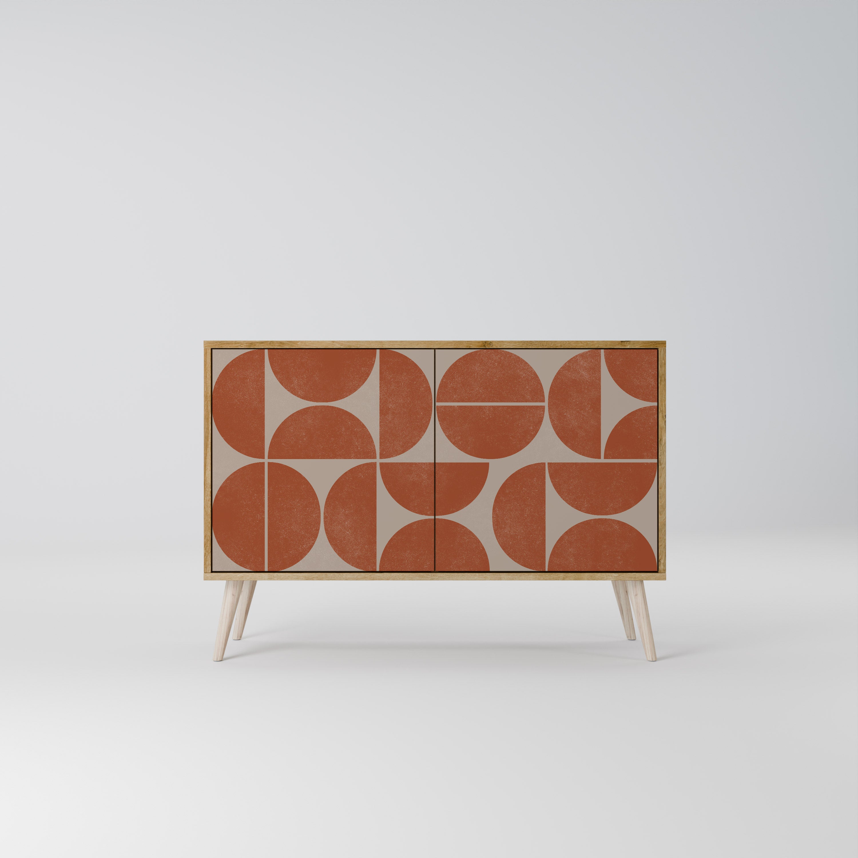 REPETITION COMPULSION 2-Door Sideboard in Oak Effect