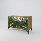 VIRGIN FOREST WITH SUNSET Aparador de 2 Puertas en Efecto Roble