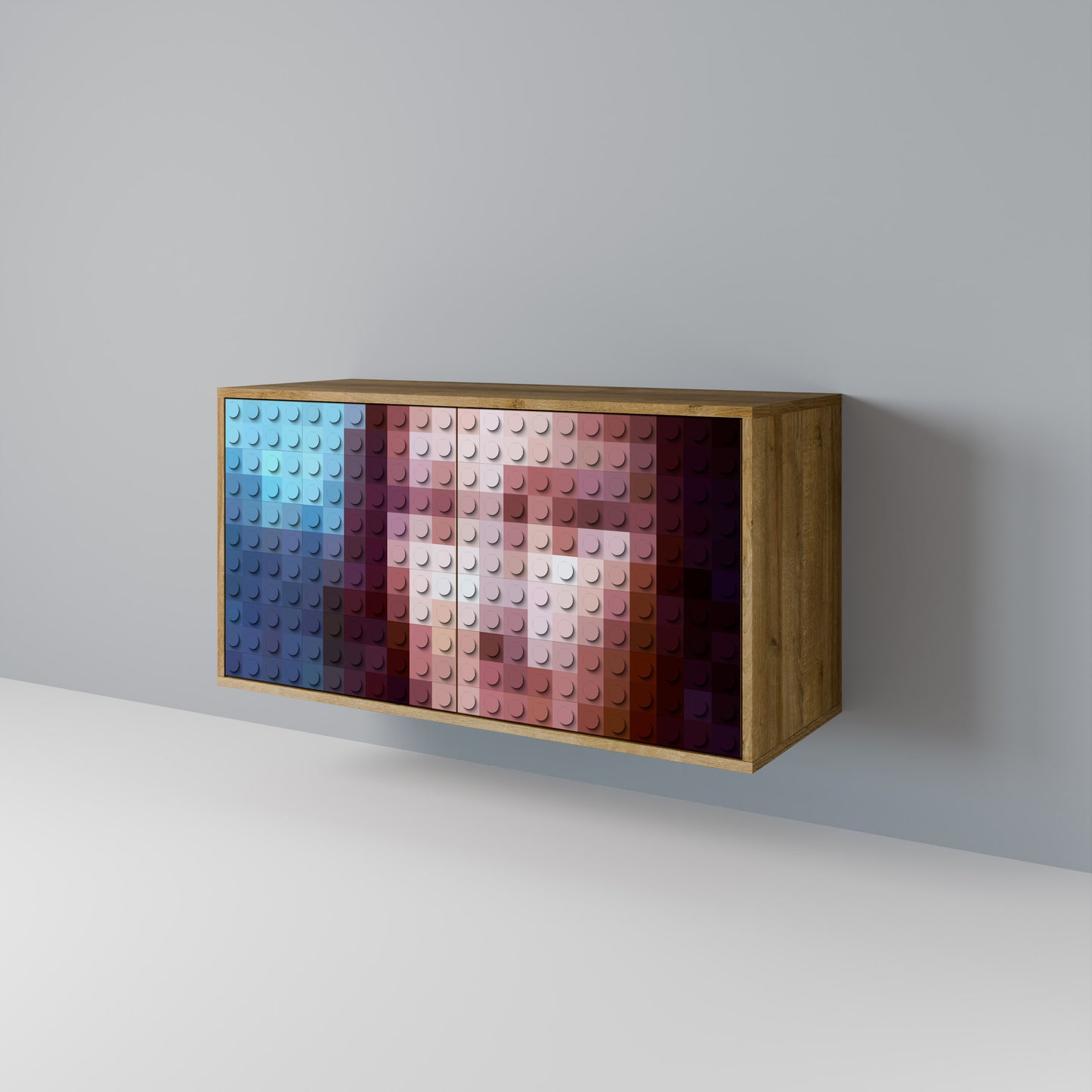 CONSTRUCTIVE ART Aparador de 2 Puertas
