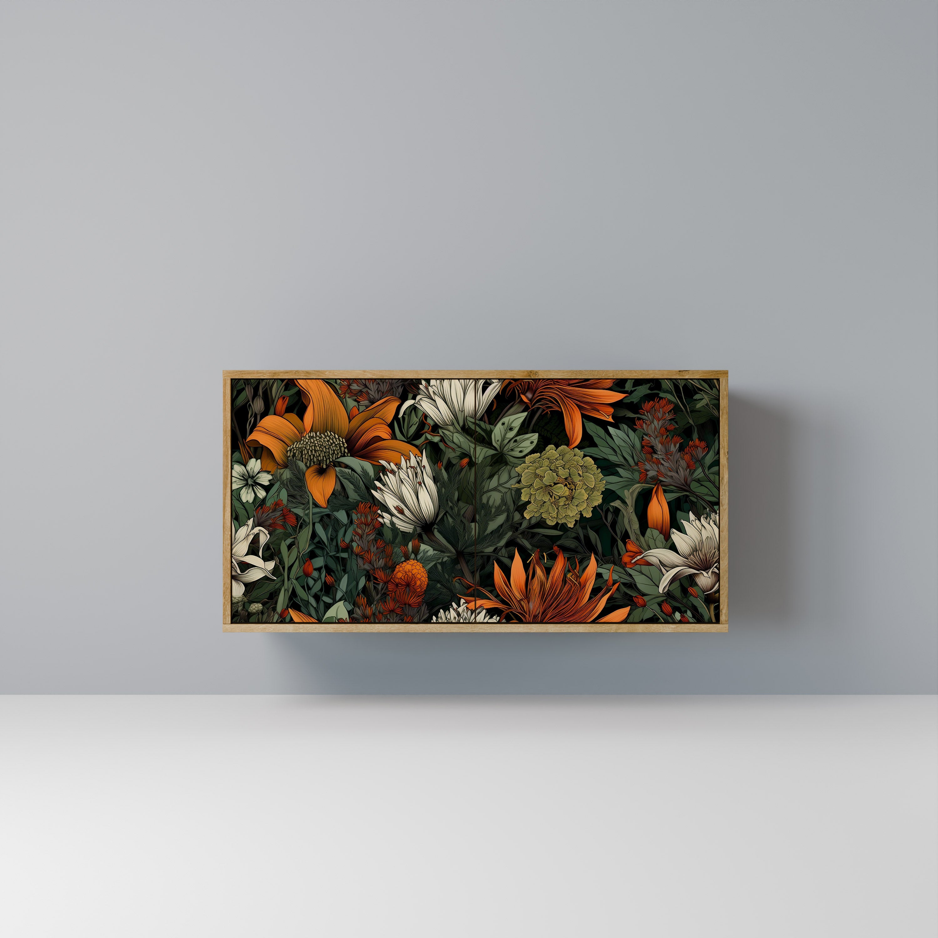 MIDNIGHT SPROUT 2-Door Sideboard in Oak Effect