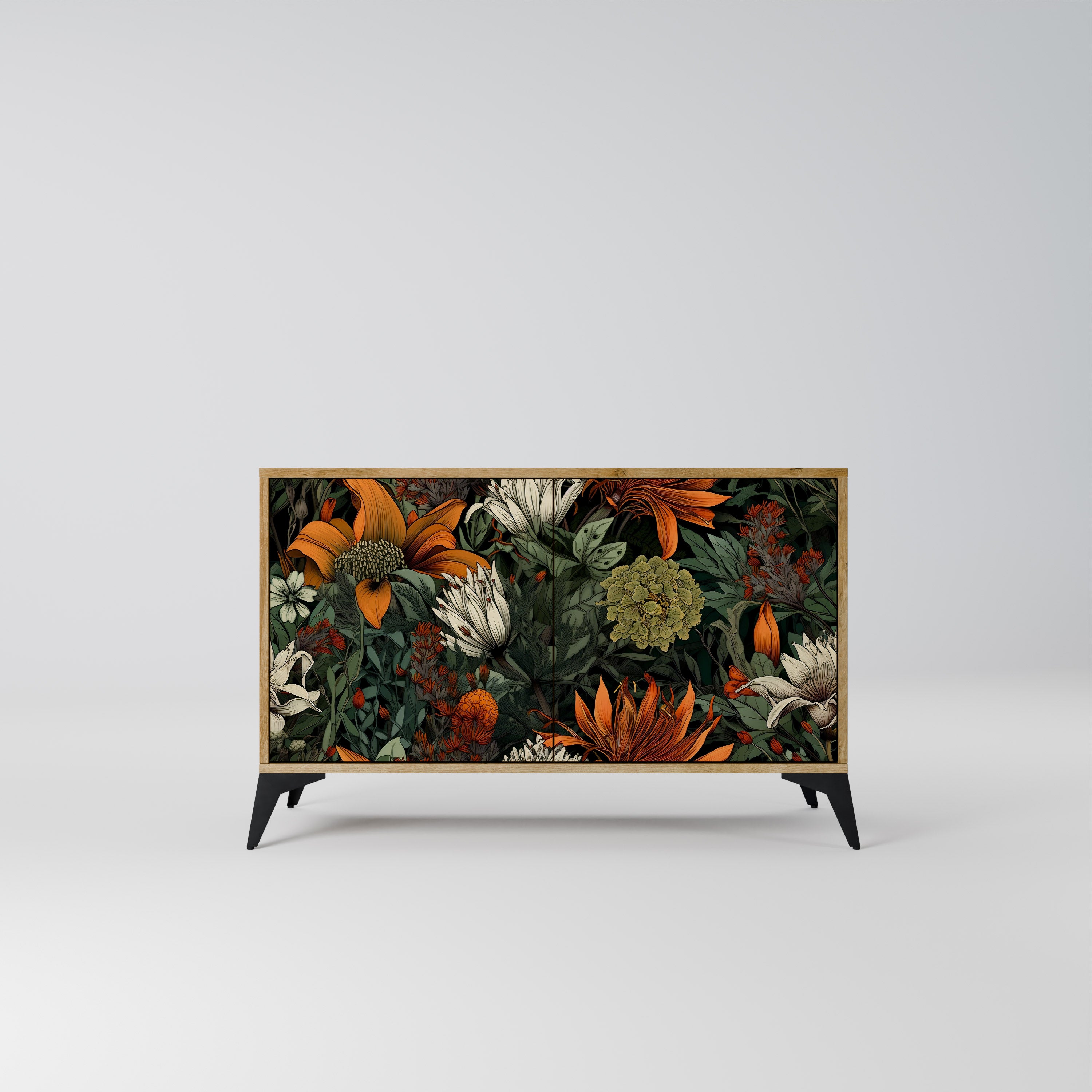 MIDNIGHT SPROUT 2-Door Sideboard in Oak Effect