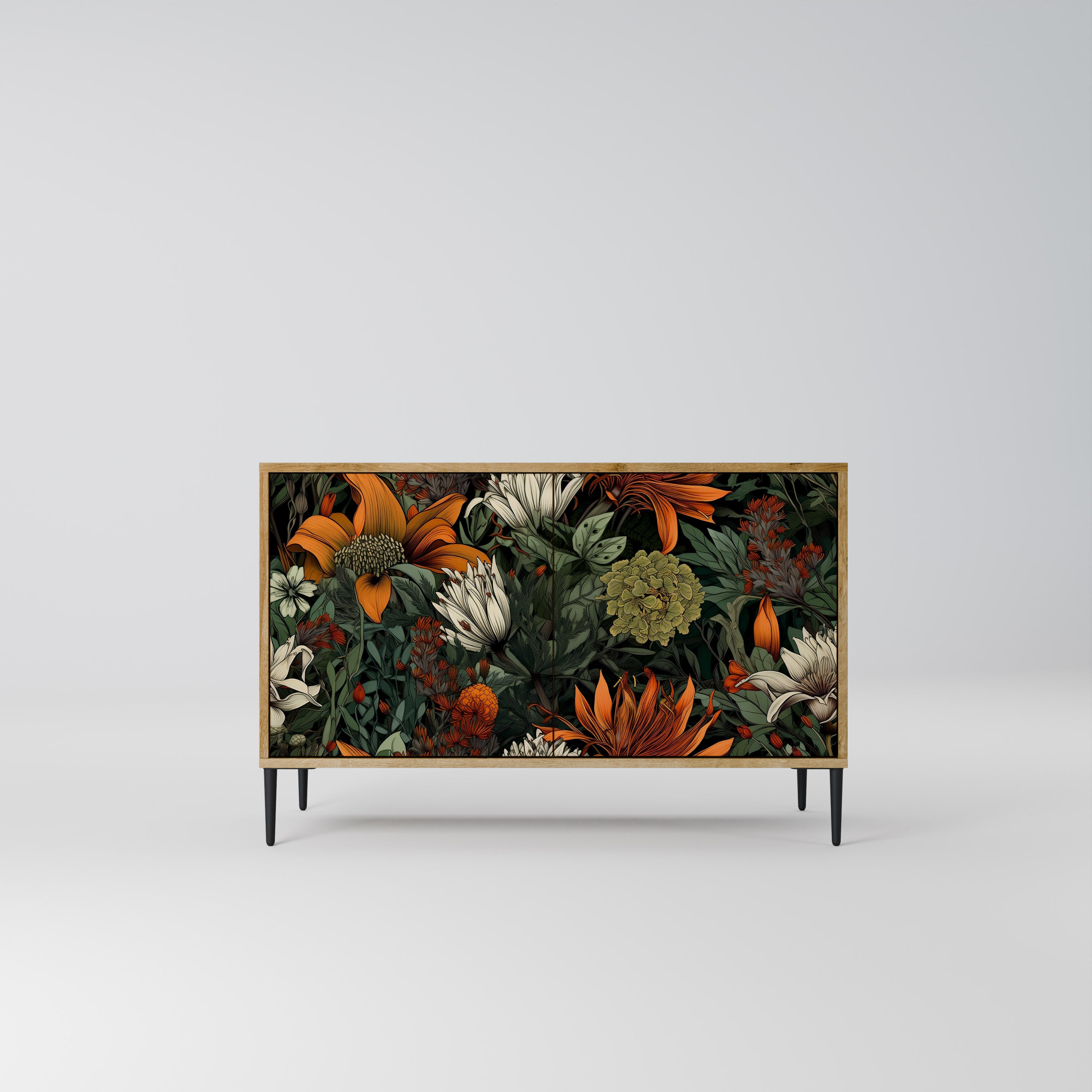 MIDNIGHT SPROUT 2-Door Sideboard in Oak Effect