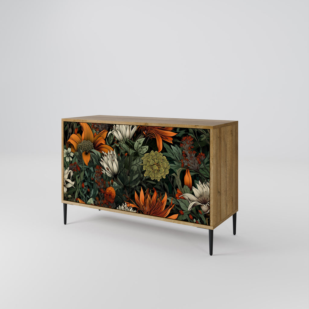 MIDNIGHT SPROUT 2-Door Sideboard in Oak Effect