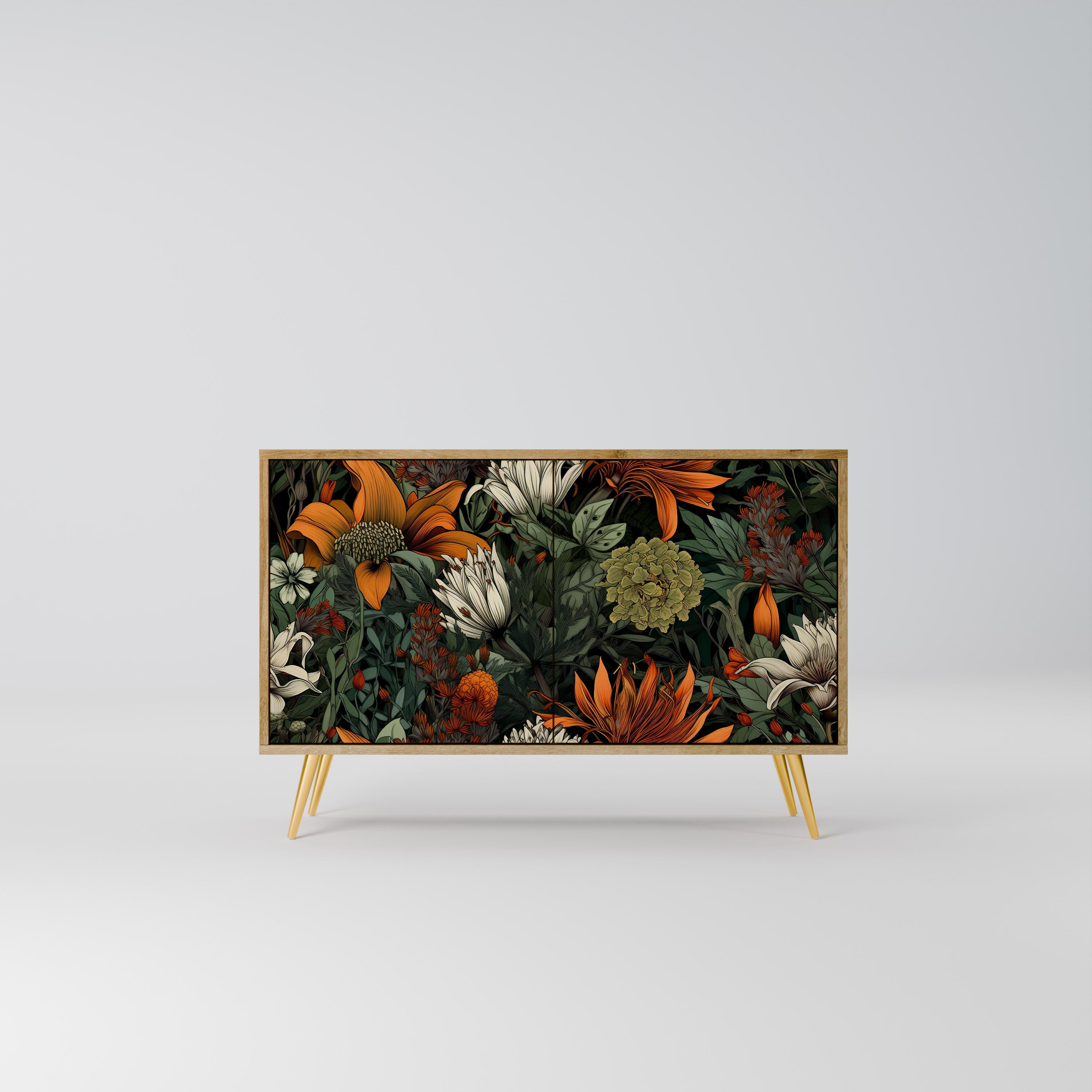 MIDNIGHT SPROUT 2-Door Sideboard in Oak Effect