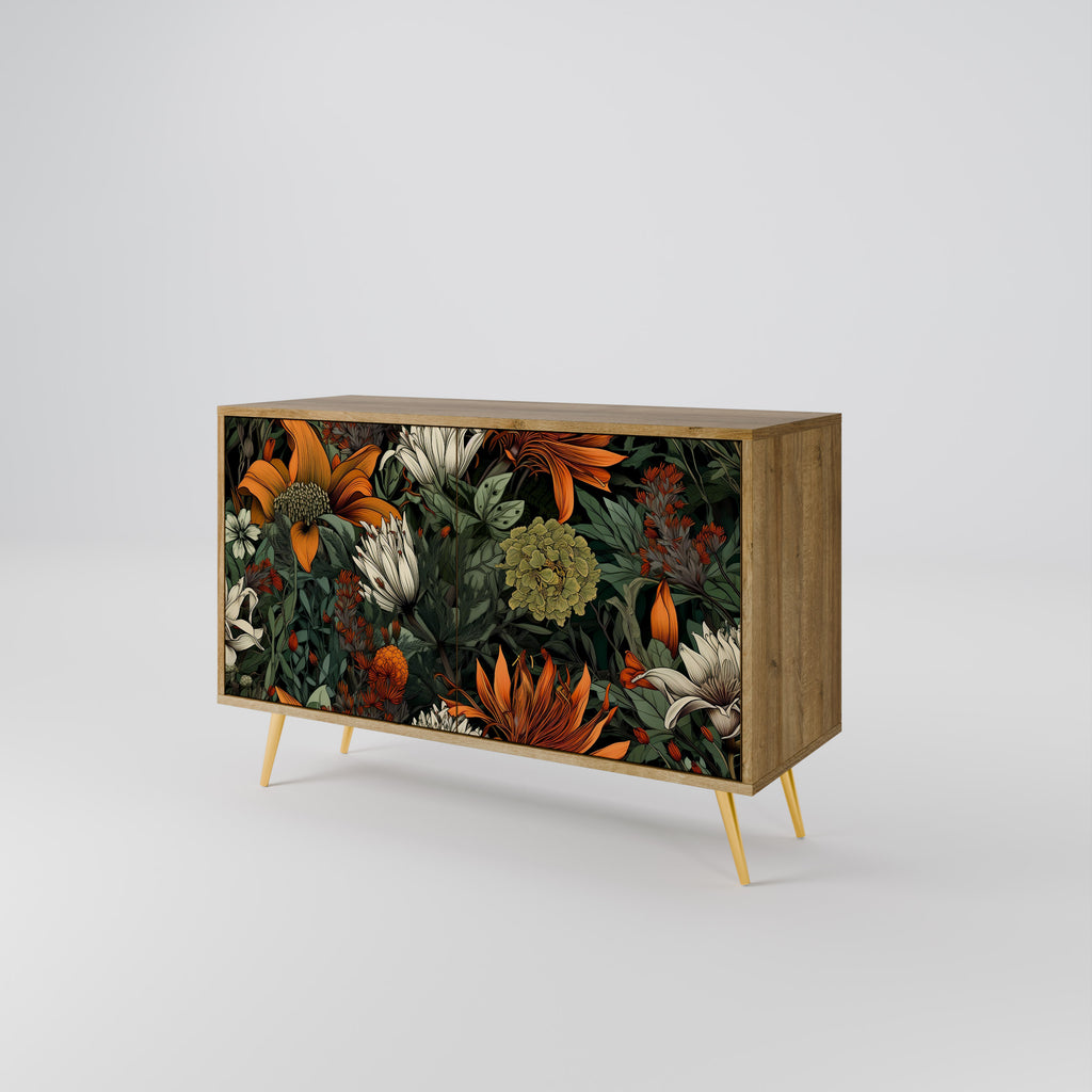 MIDNIGHT SPROUT 2-Door Sideboard in Oak Effect