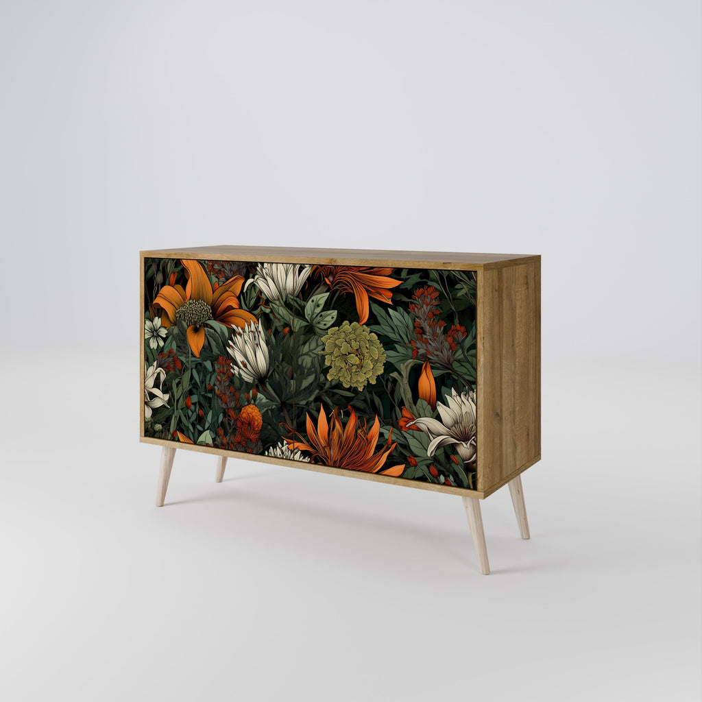 MIDNIGHT SPROUT 2-Door Sideboard in Oak Effect