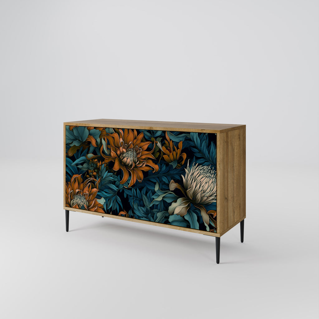 MORNING BLOOM 2-Door Sideboard in Oak Effect
