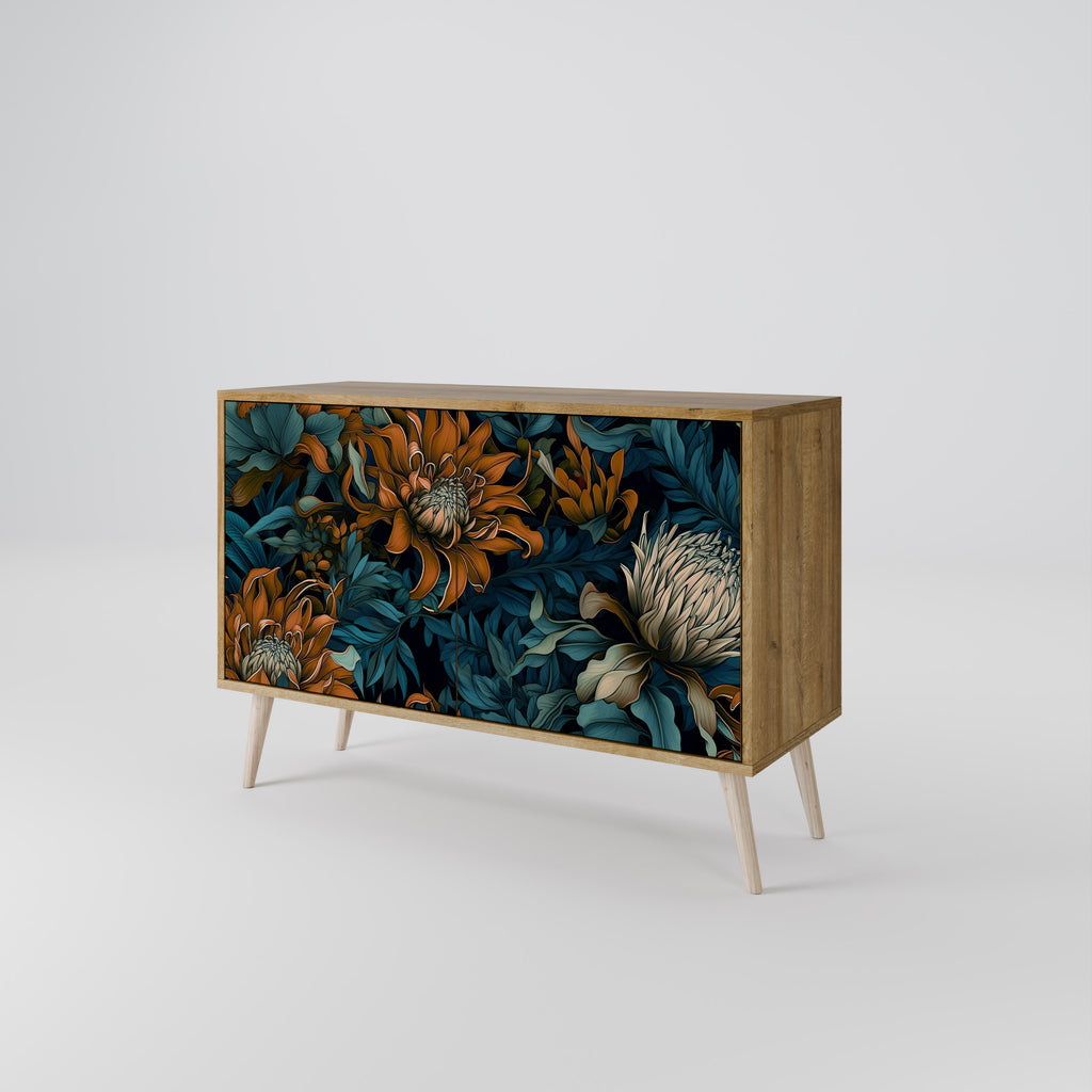 MORNING BLOOM 2-Door Sideboard in Oak Effect