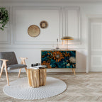 MORNING BLOOM 2-Door Sideboard in Oak Effect