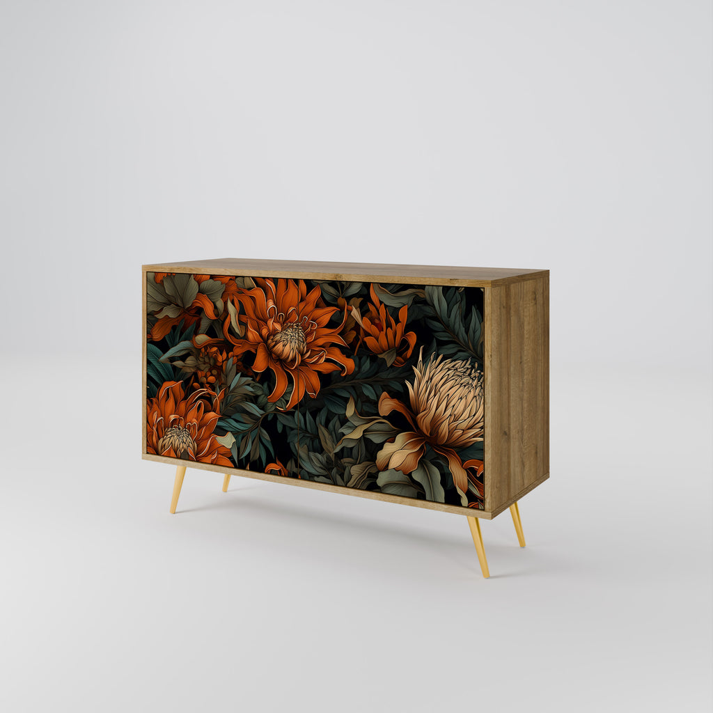 DAWN BLOOM 2-Door Sideboard in Oak Effect