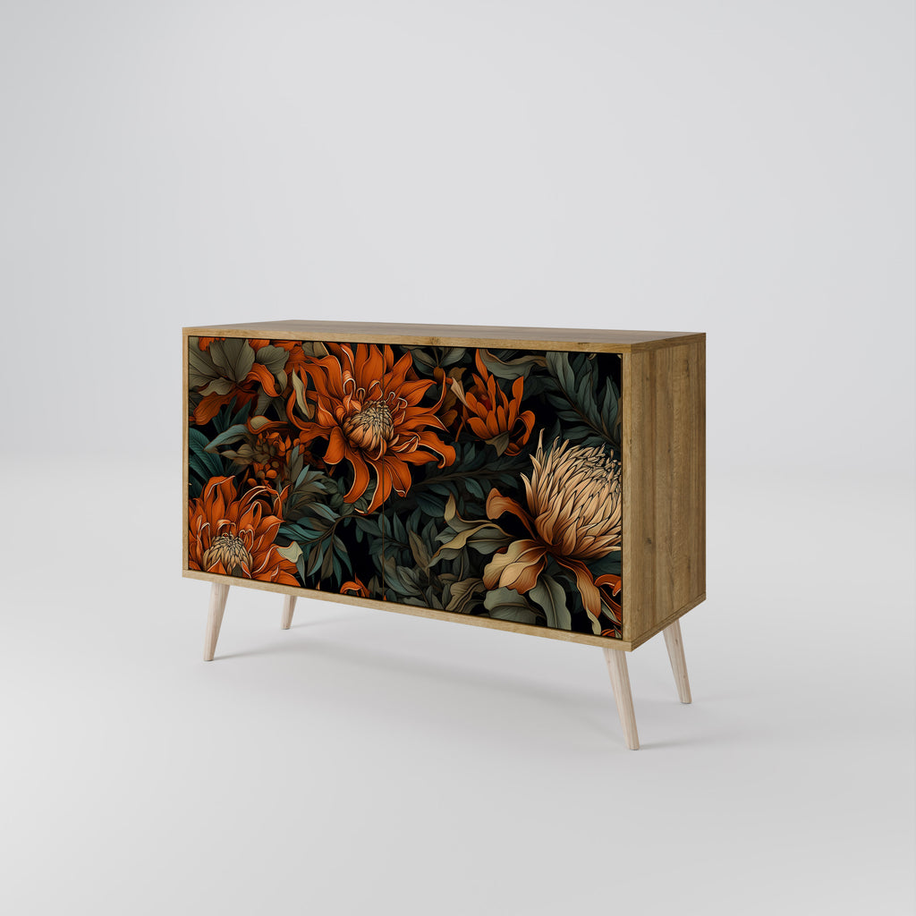 DAWN BLOOM 2-Door Sideboard in Oak Effect