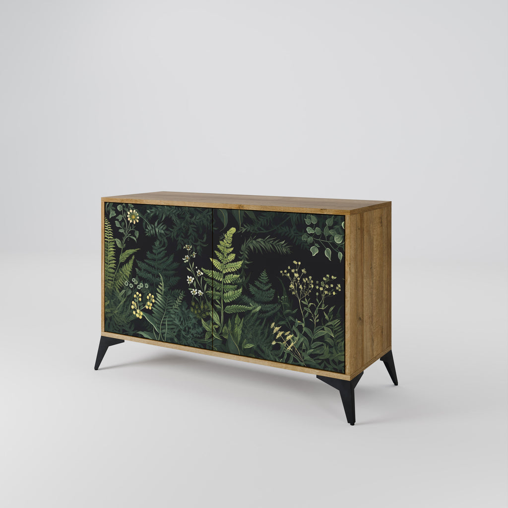 FERN FLOWERS 2-Door Sideboard in Oak Effect