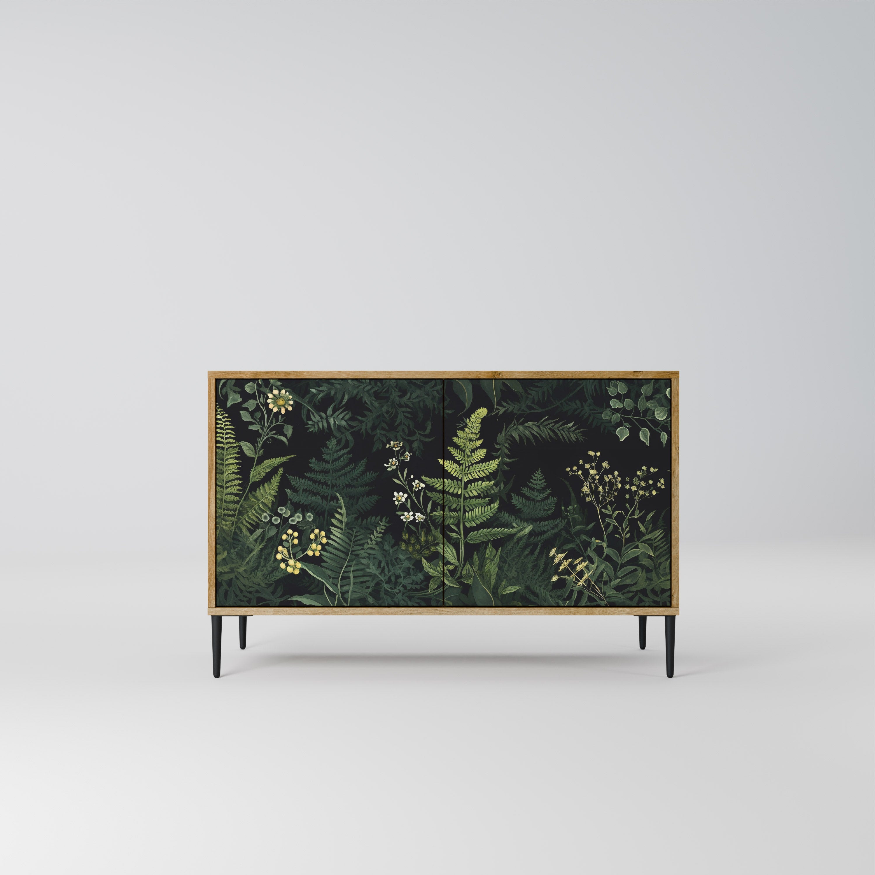 FERN FLOWERS 2-Door Sideboard in Oak Effect