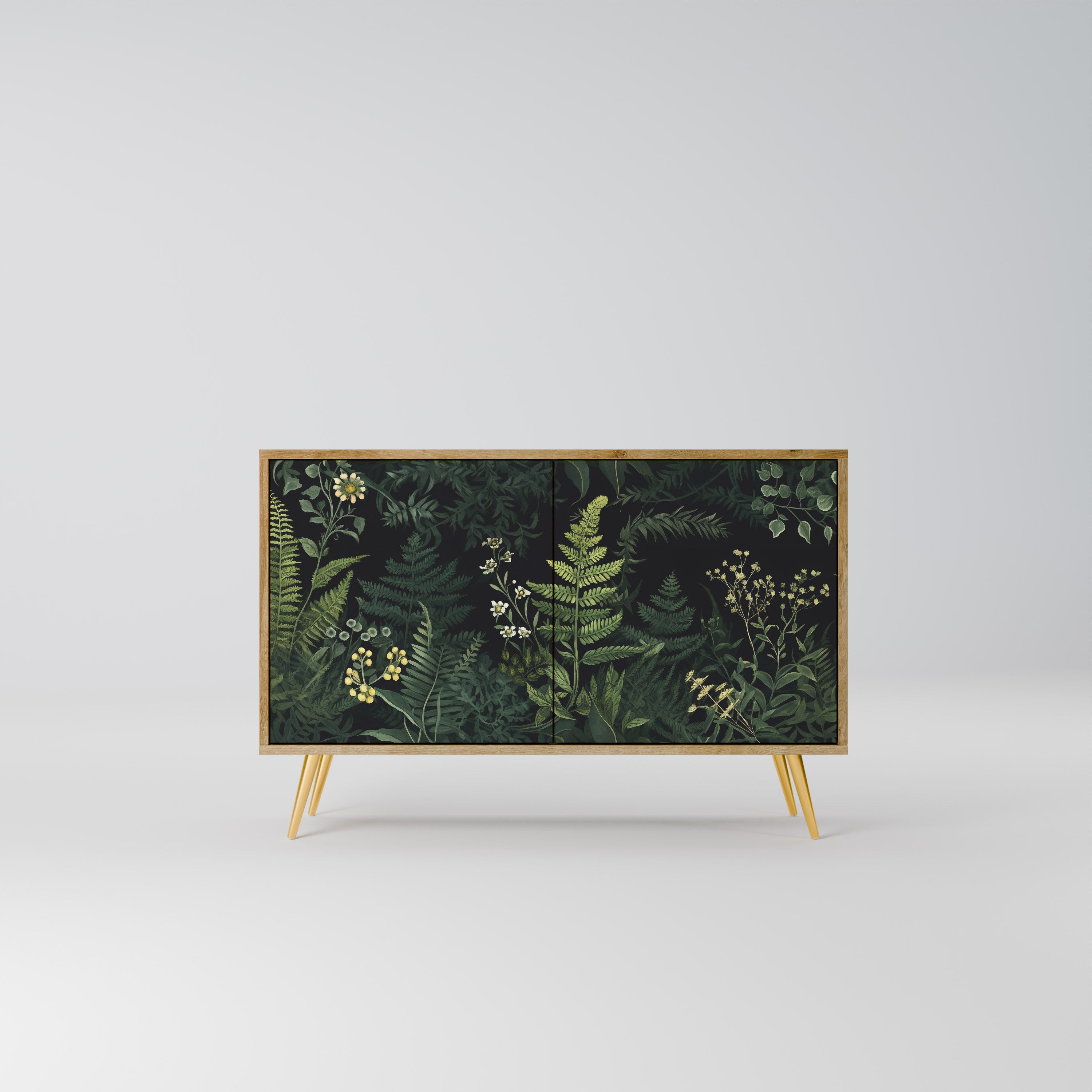 FERN FLOWERS 2-Door Sideboard in Oak Effect