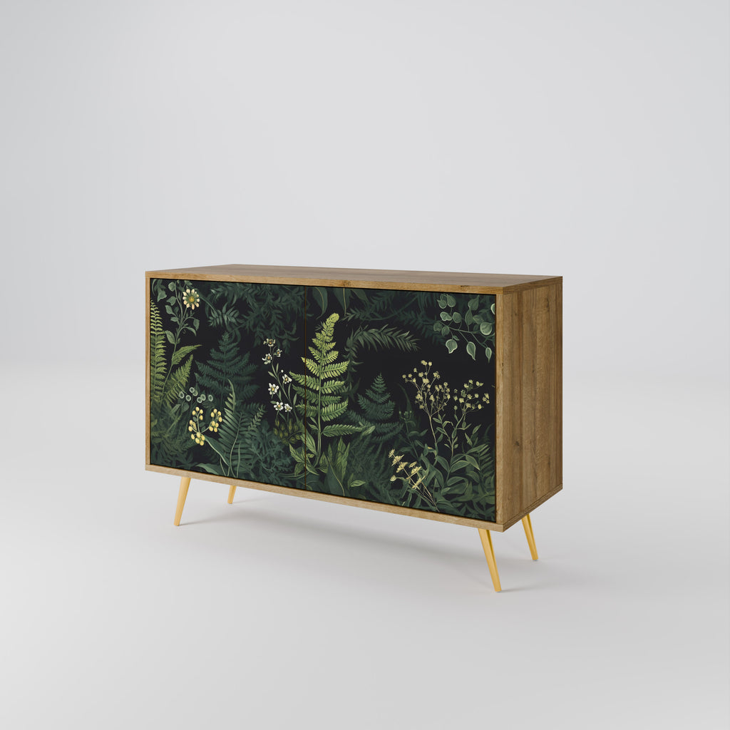 FERN FLOWERS 2-Door Sideboard in Oak Effect