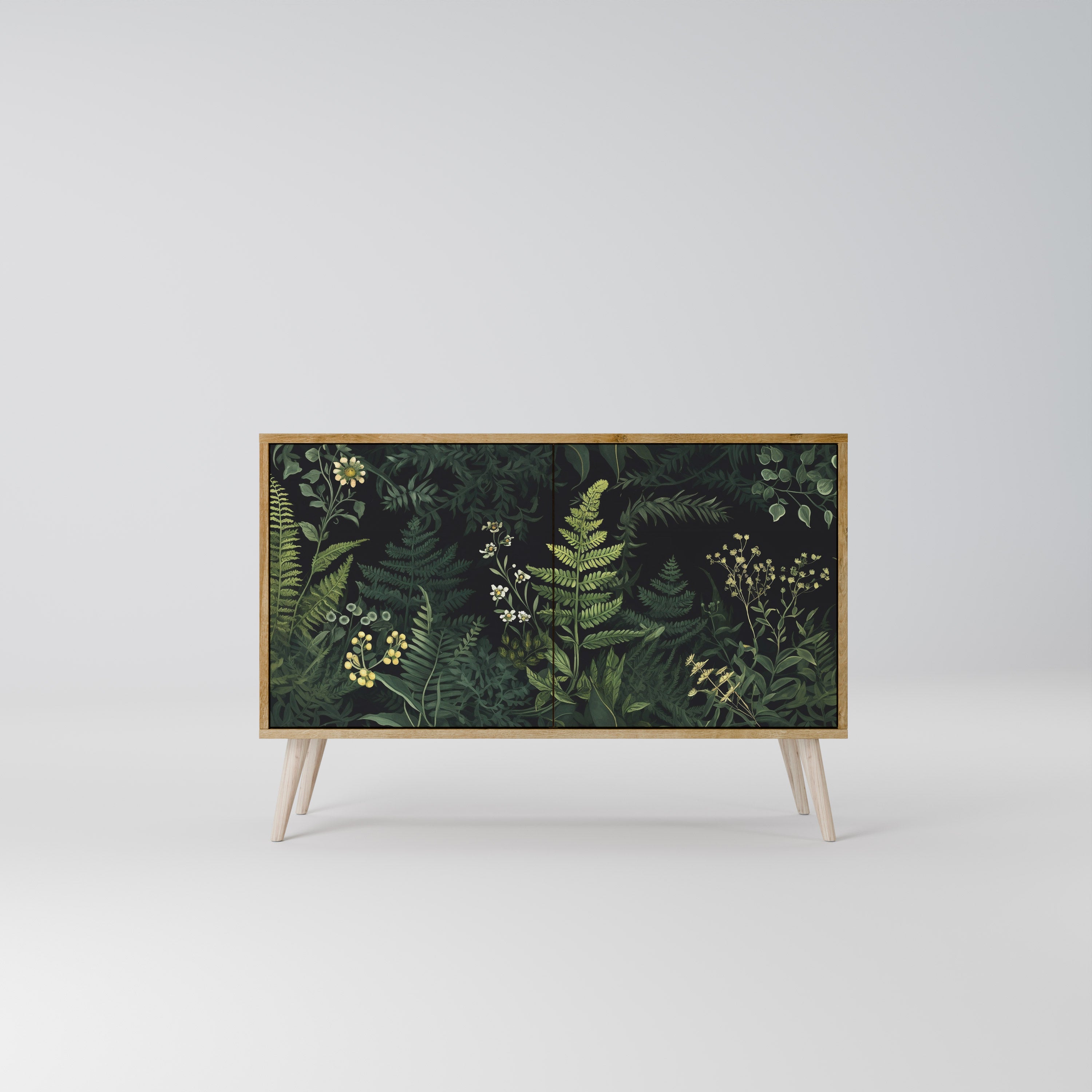 FERN FLOWERS 2-Door Sideboard in Oak Effect