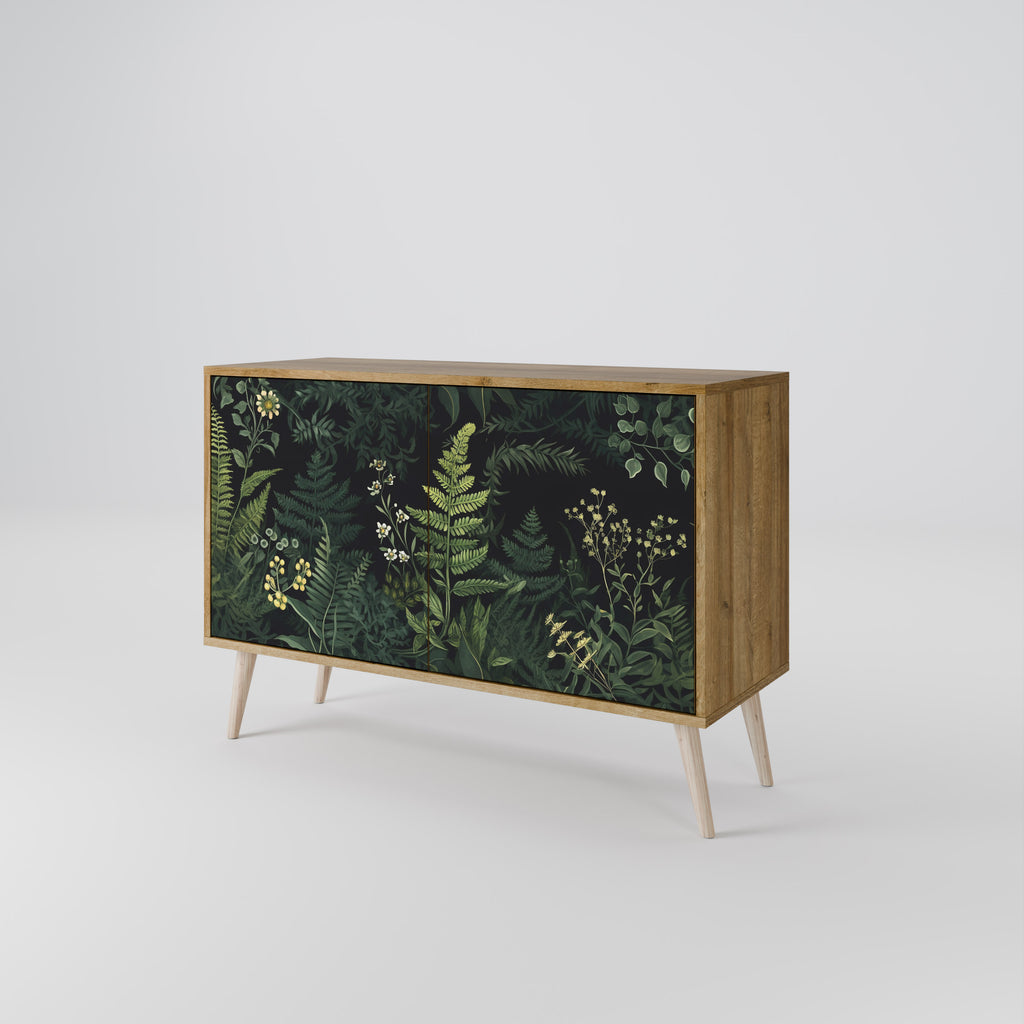 FERN FLOWERS 2-Door Sideboard in Oak Effect