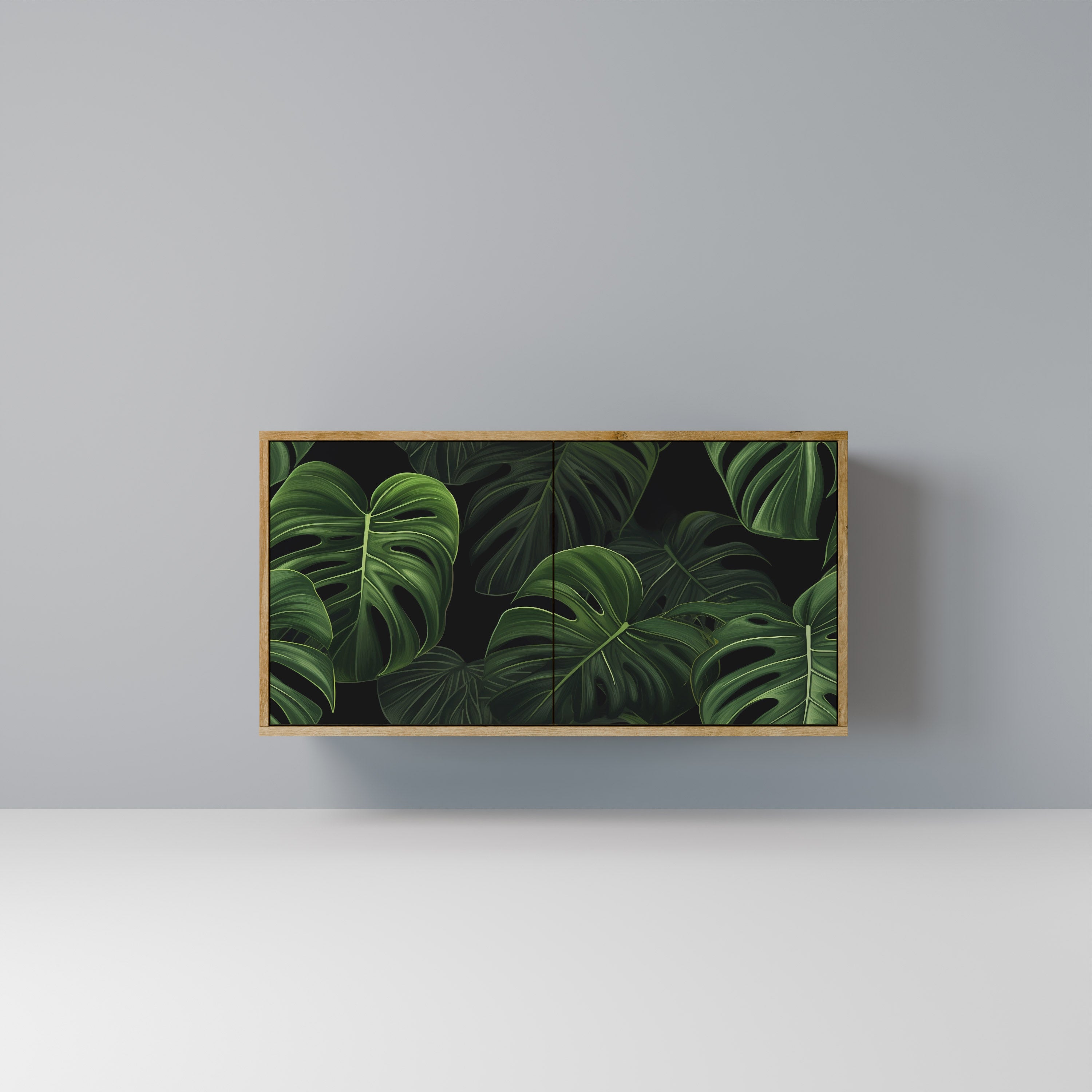 INFINITE MONSTERA 2-Door Sideboard in Oak Effect