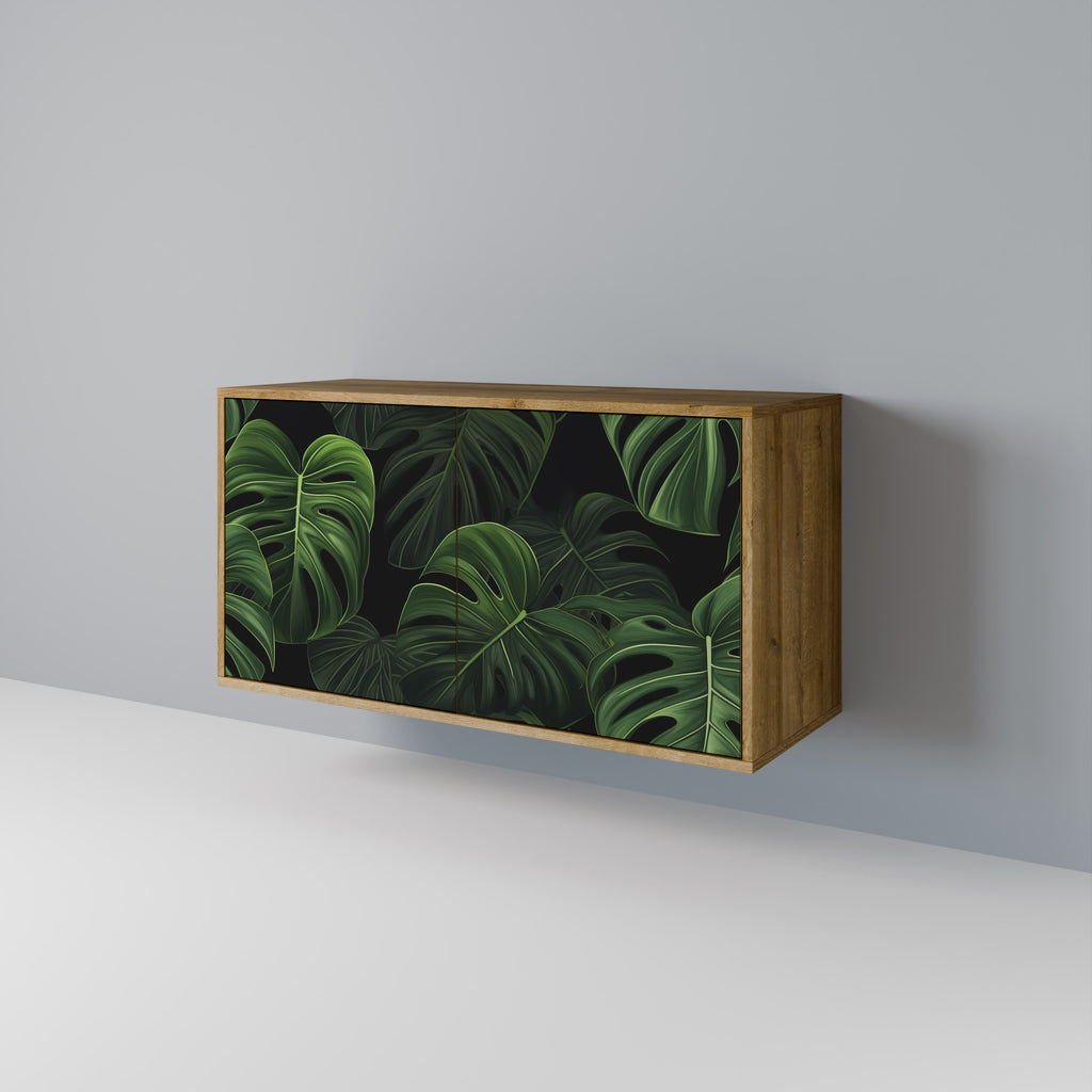 INFINITE MONSTERA 2-Door Sideboard in Oak Effect