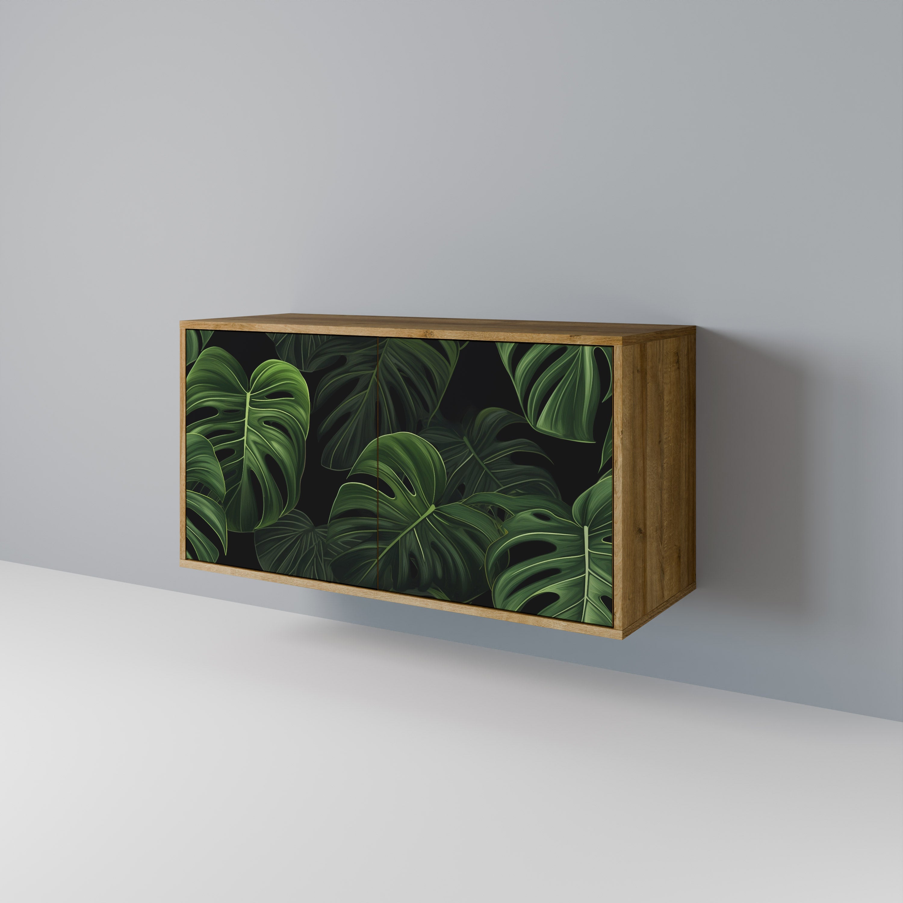 INFINITE MONSTERA 2-Door Sideboard in Oak Effect