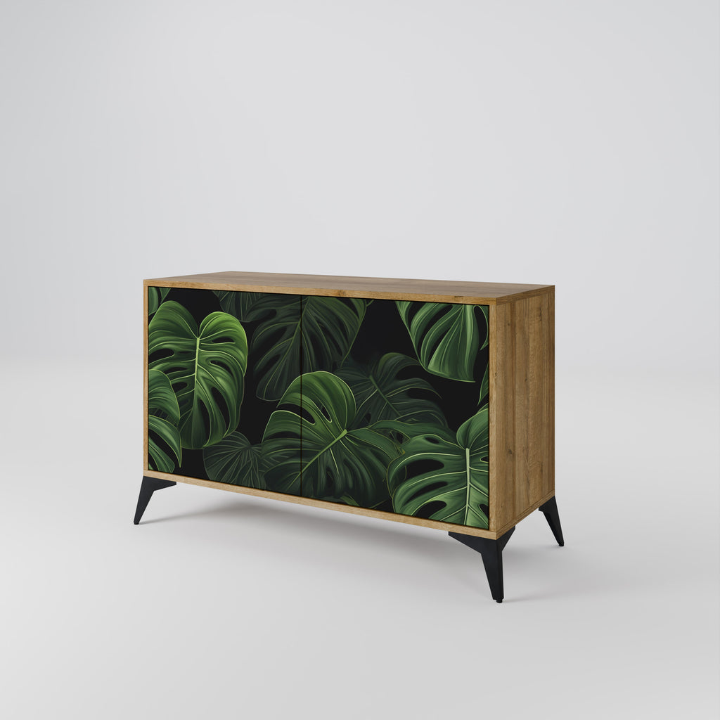 INFINITE MONSTERA 2-Door Sideboard in Oak Effect