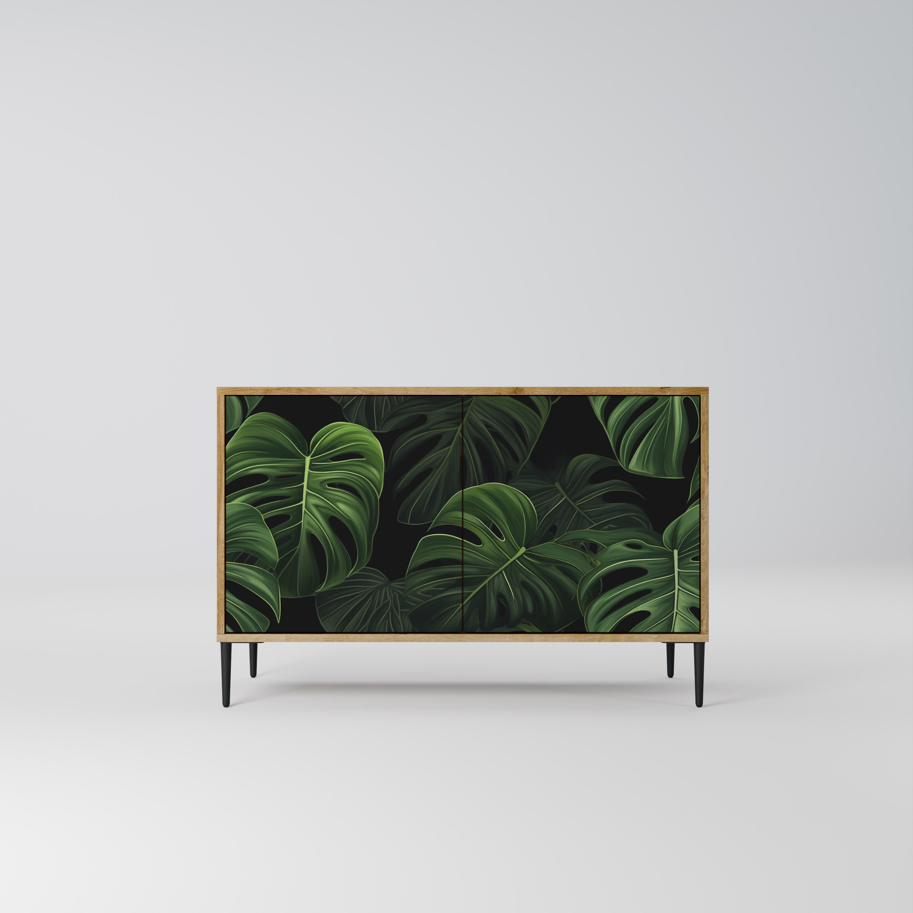 INFINITE MONSTERA 2-Door Sideboard in Oak Effect