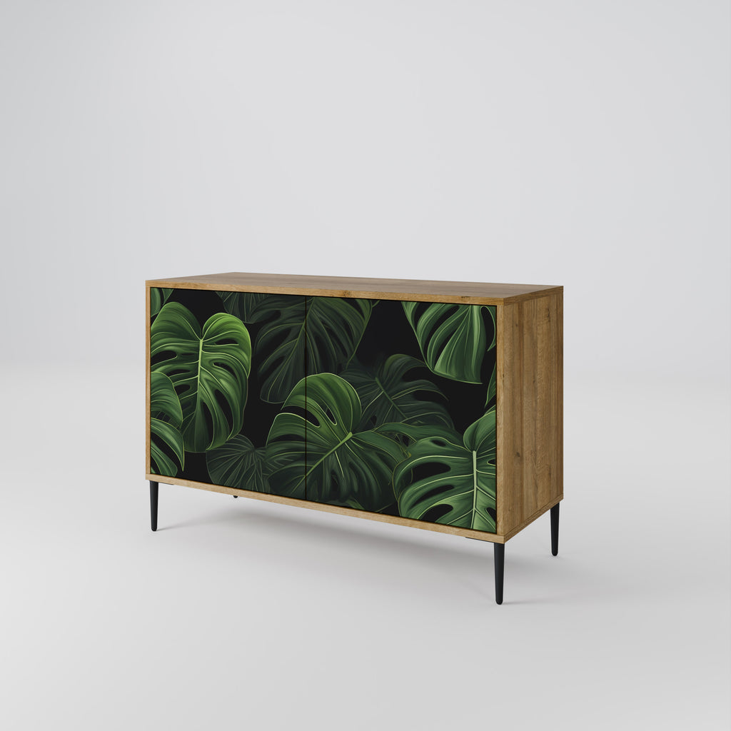 INFINITE MONSTERA 2-Door Sideboard in Oak Effect