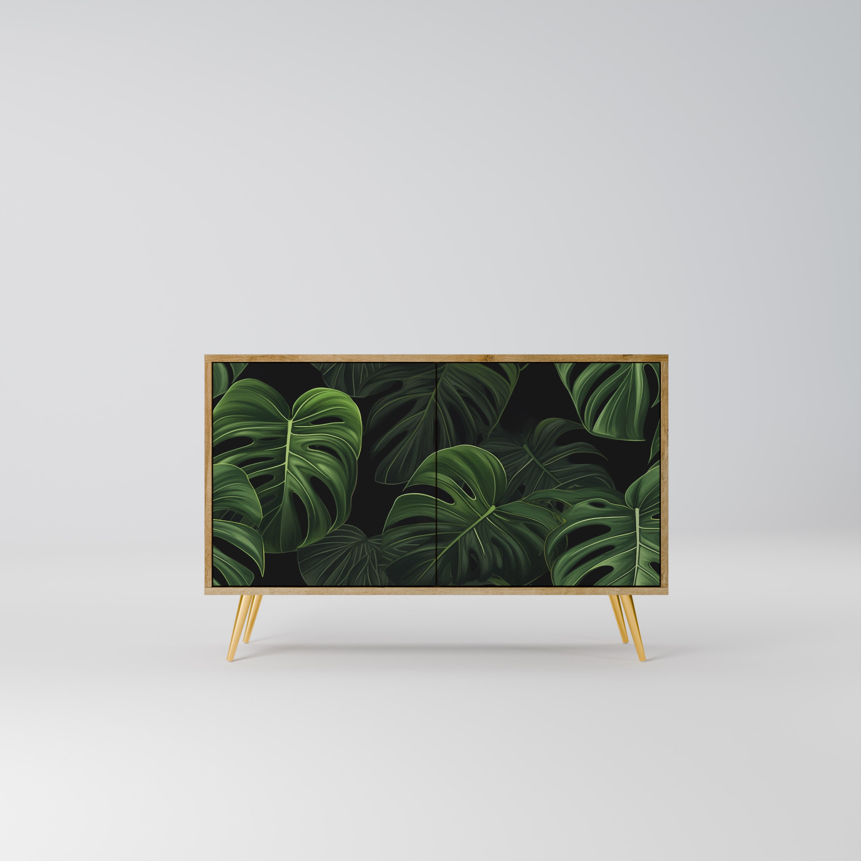 INFINITE MONSTERA 2-Door Sideboard in Oak Effect