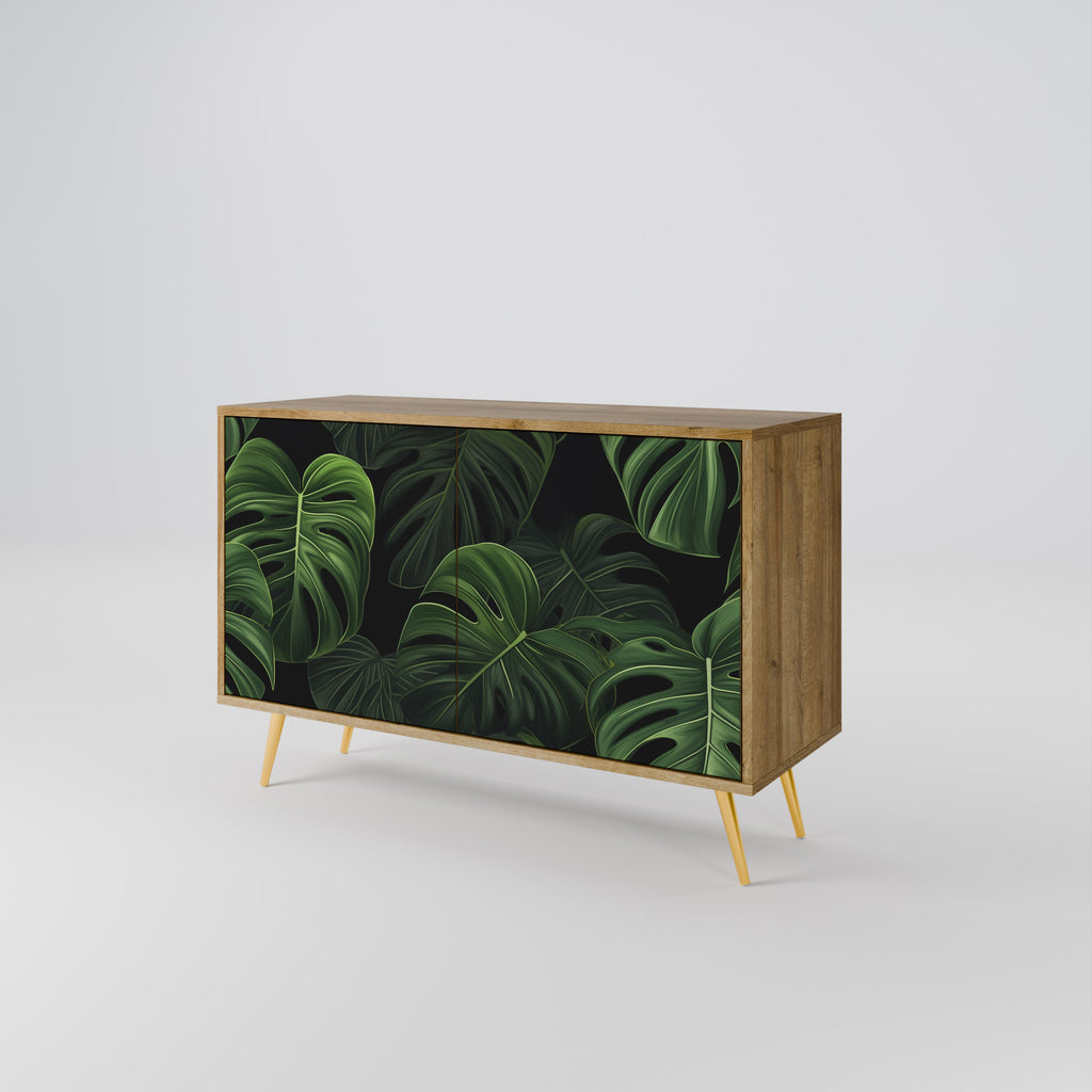 INFINITE MONSTERA 2-Door Sideboard in Oak Effect