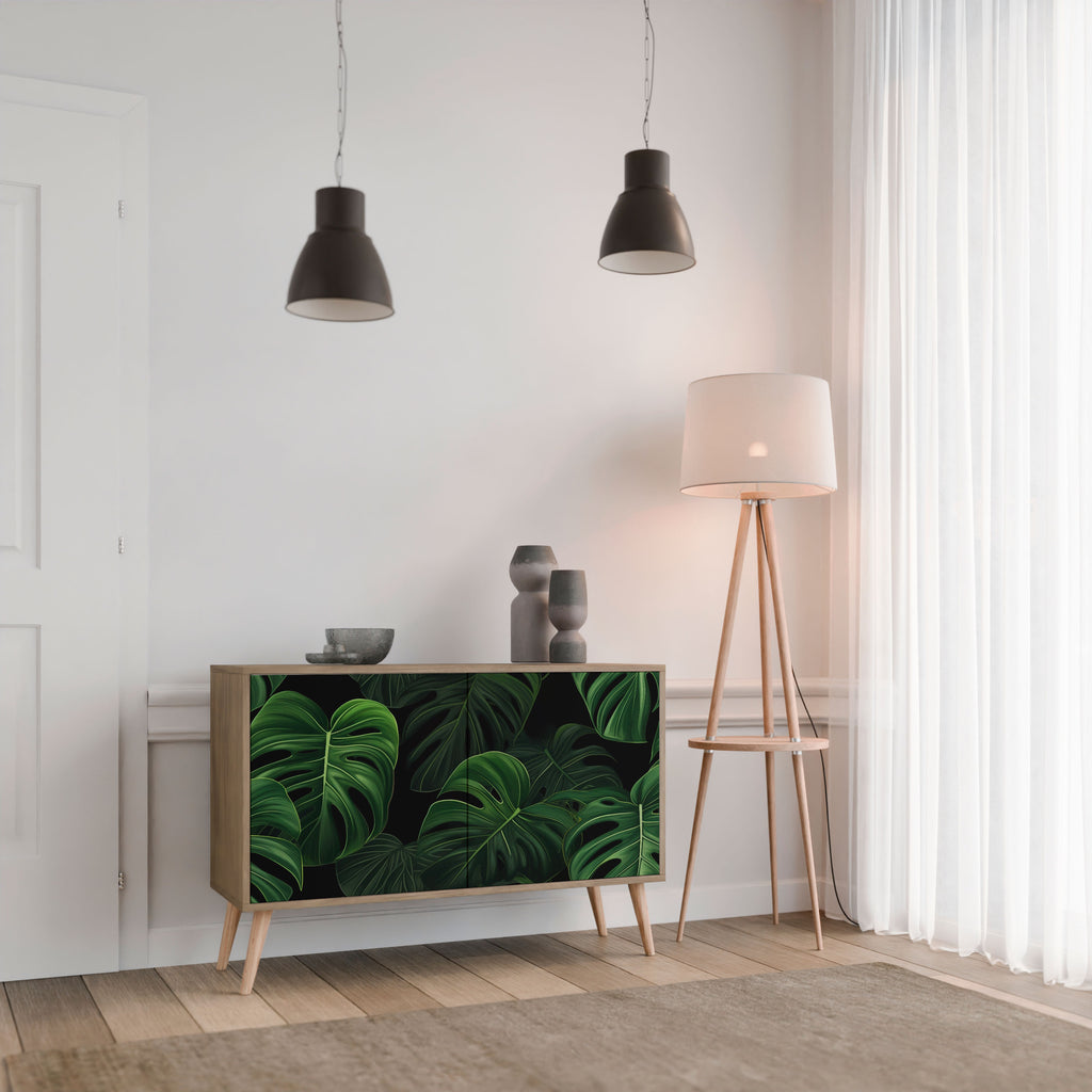 INFINITE MONSTERA 2-Door Sideboard in Oak Effect