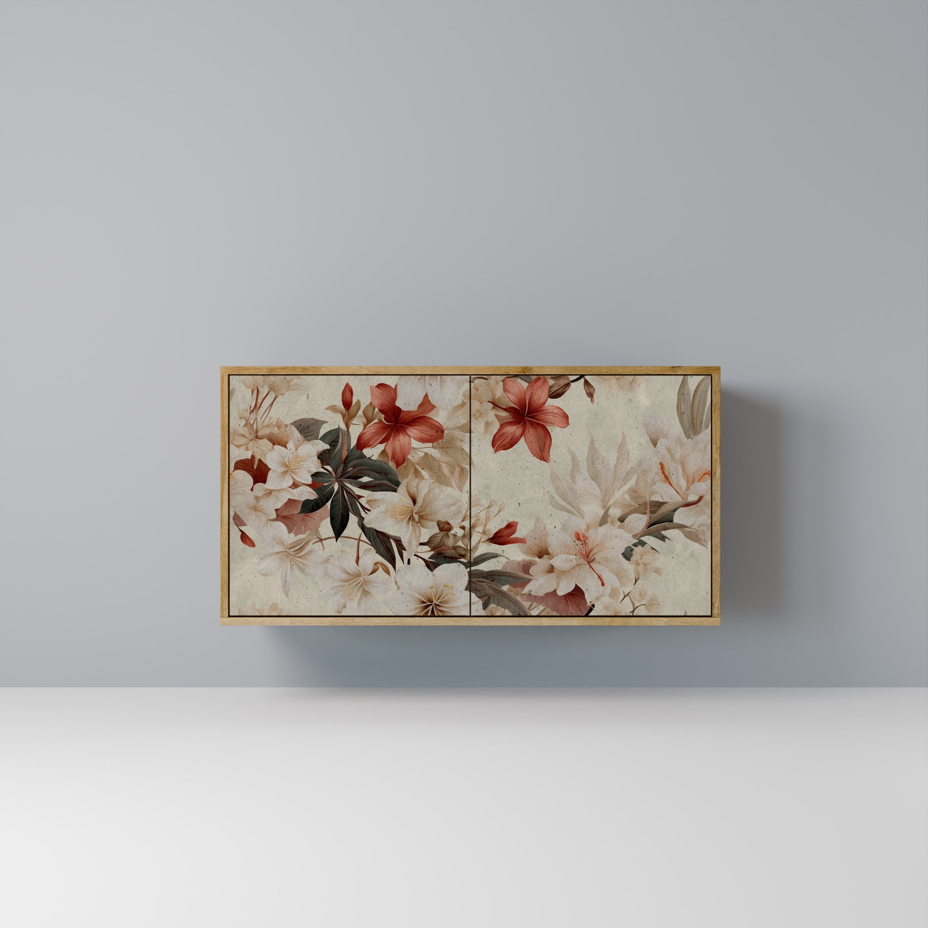 PETAL HARMONY 2-Door Sideboard in Oak Effect